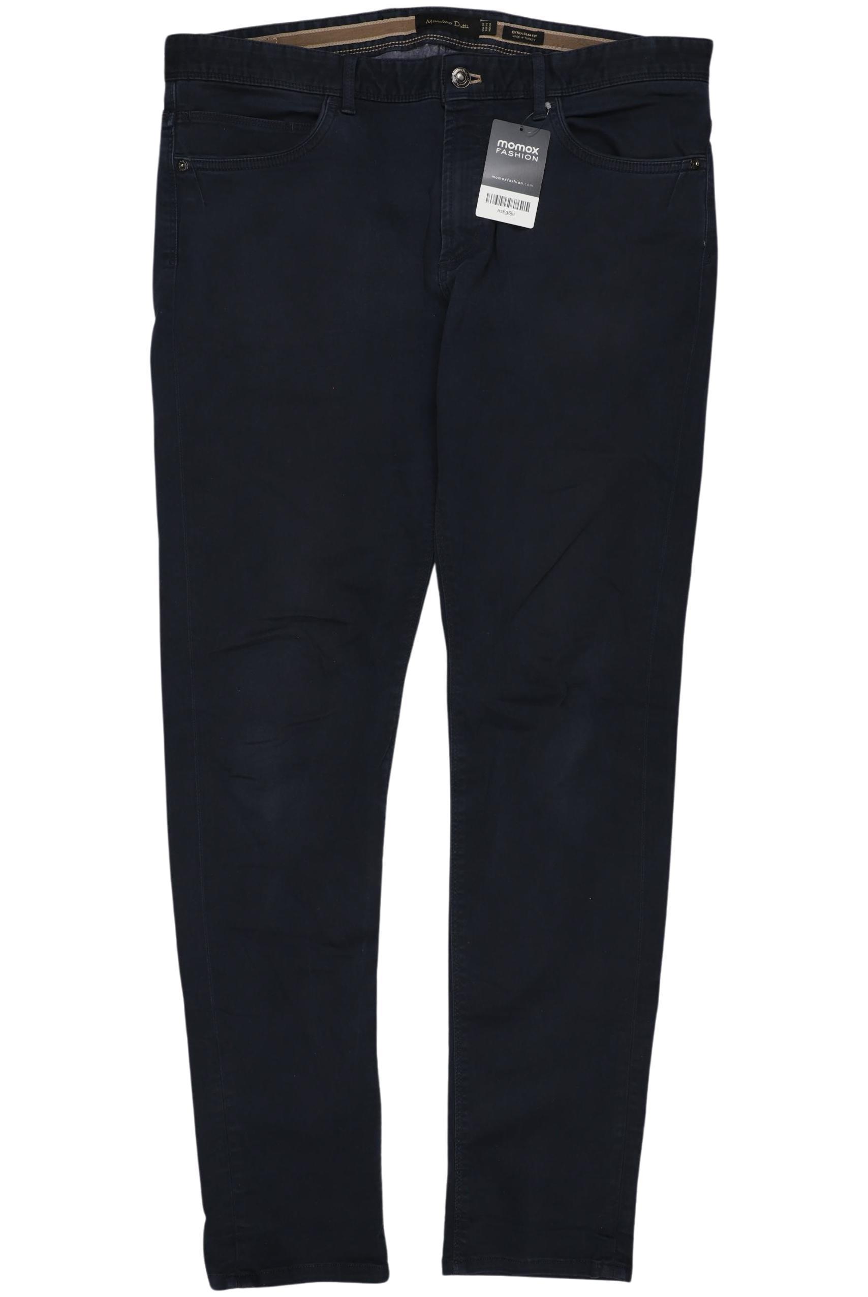 Thumbnail - Massimo Dutti Herren Stoffhose, marineblau, Gr. 44