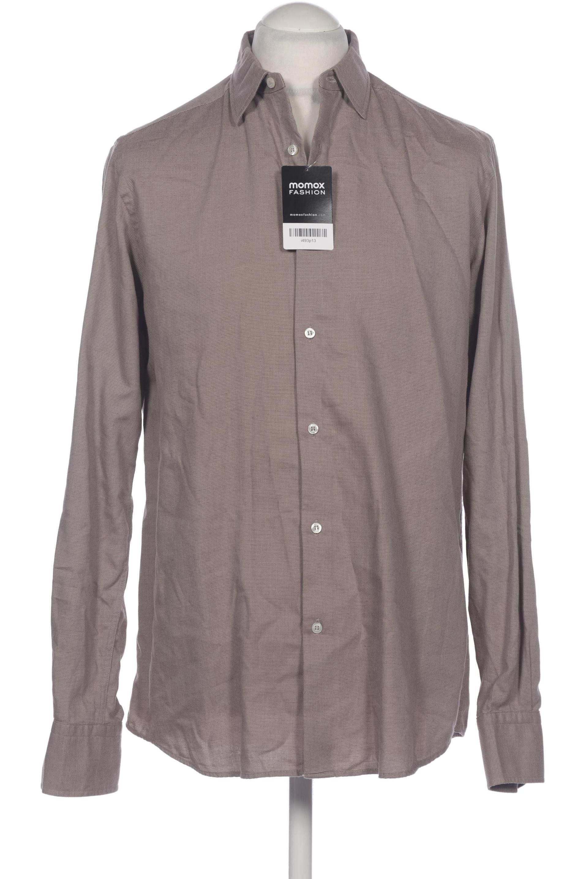 

Massimo Dutti Herren Hemd, braun, Gr. 48