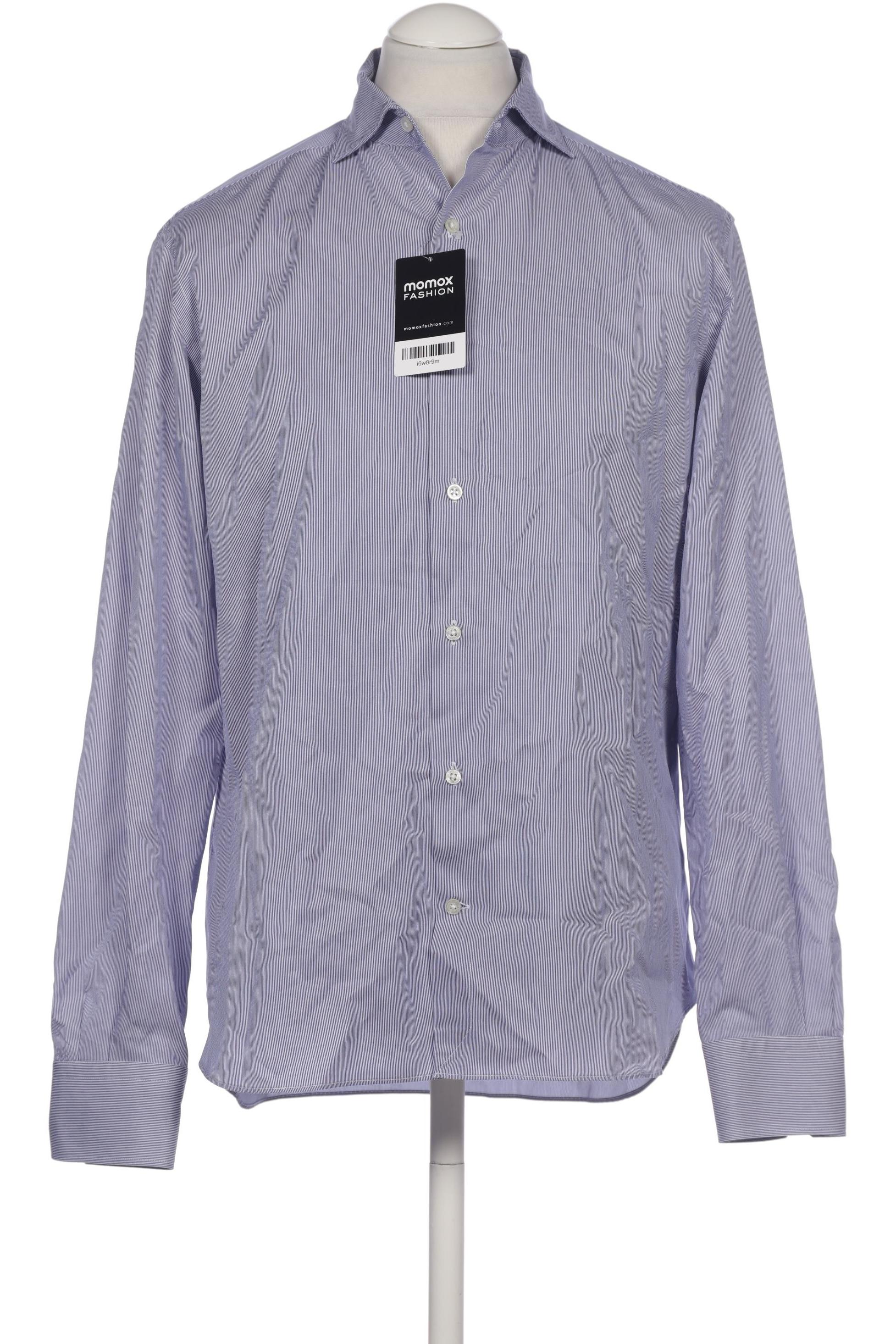 

Massimo Dutti Herren Hemd, flieder, Gr. 52