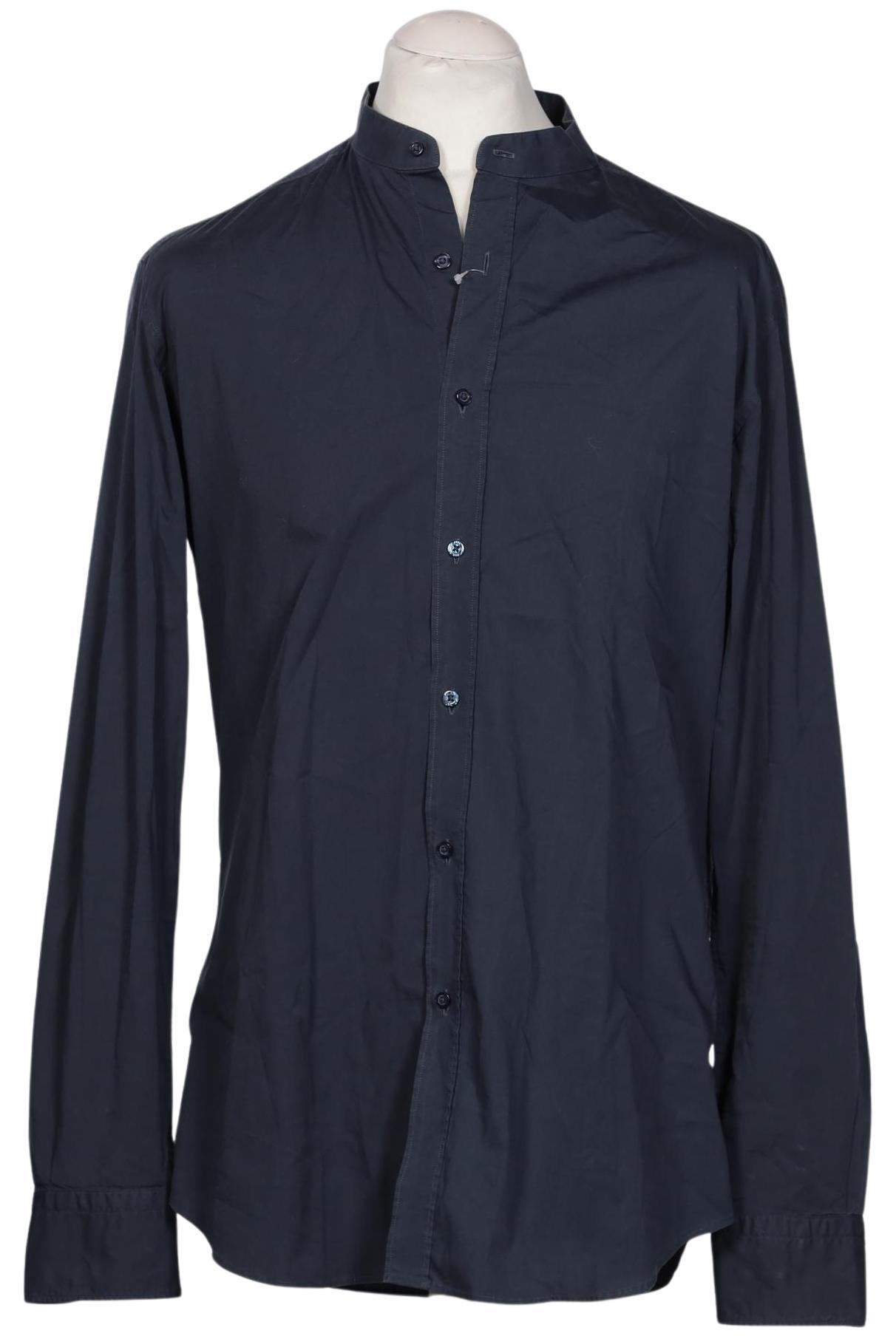 

Massimo Dutti Herren Hemd, marineblau, Gr. 52