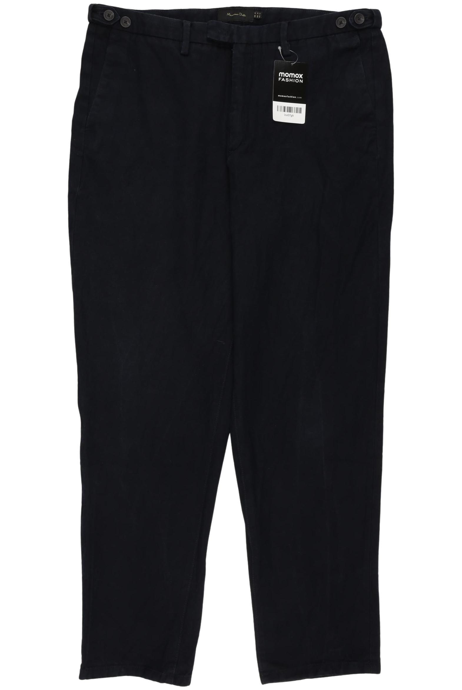

Massimo Dutti Herren Stoffhose, marineblau, Gr. 32