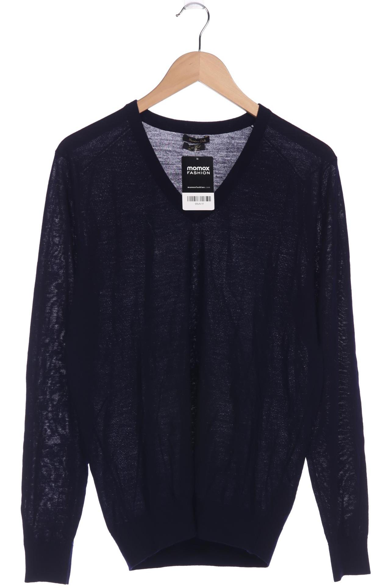 

Massimo Dutti Herren Pullover, marineblau, Gr. 52