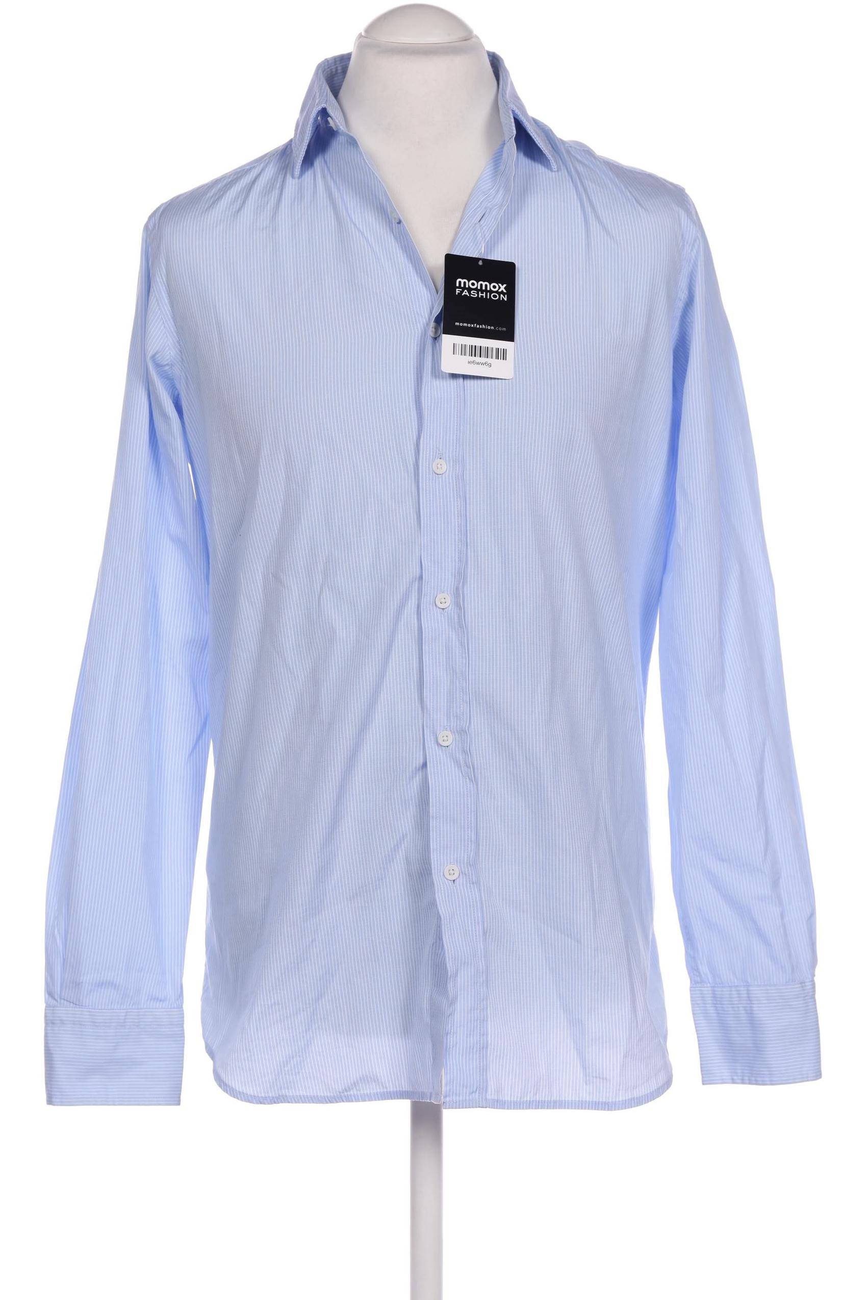 

Massimo Dutti Herren Hemd, hellblau, Gr. 48