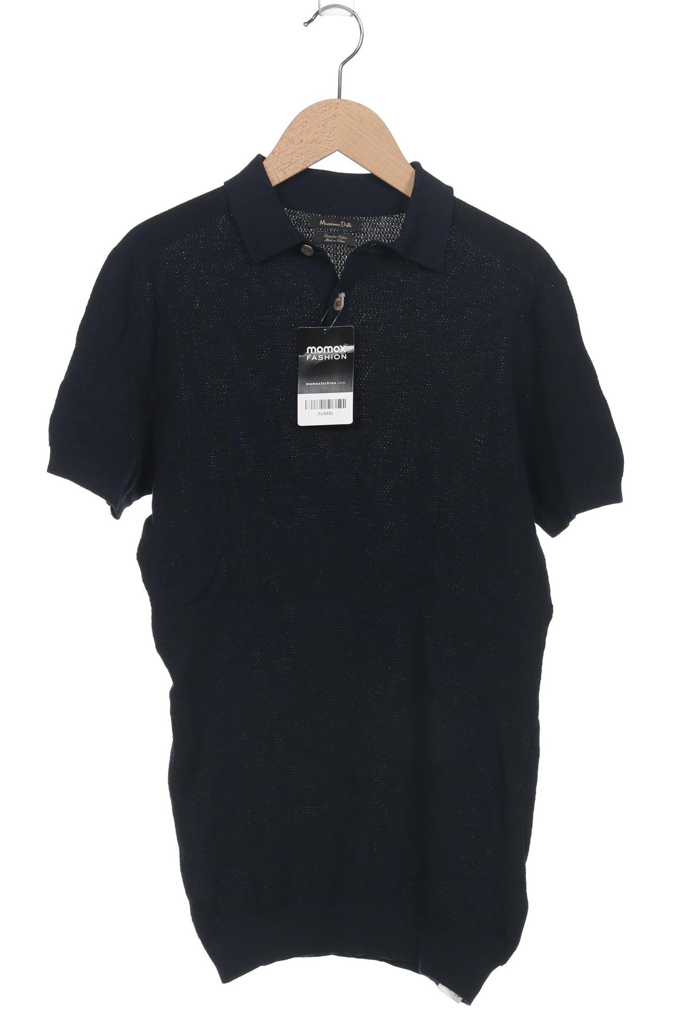 

Massimo Dutti Herren Poloshirt, marineblau, Gr. 46