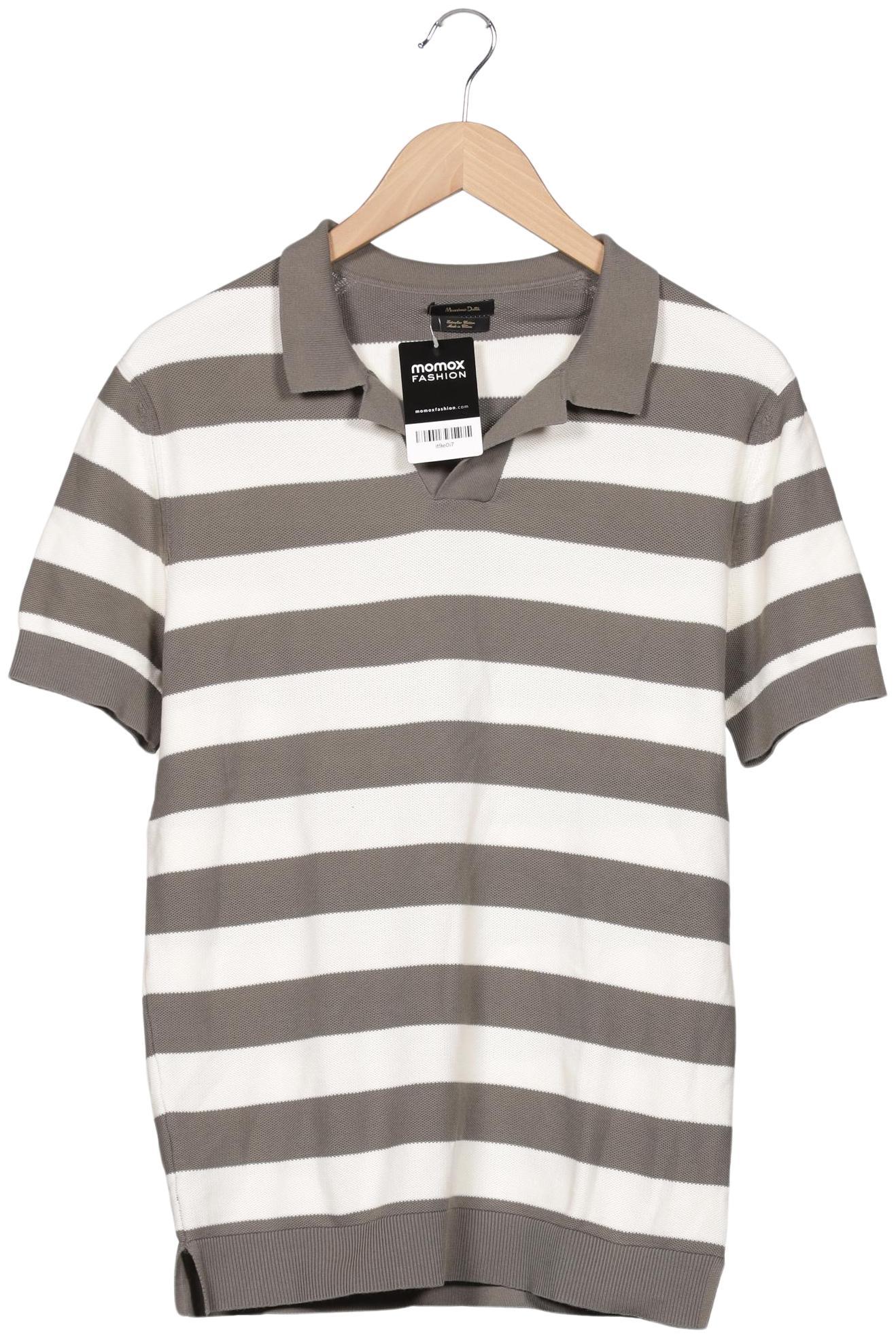

Massimo Dutti Herren Poloshirt, grün, Gr. 52