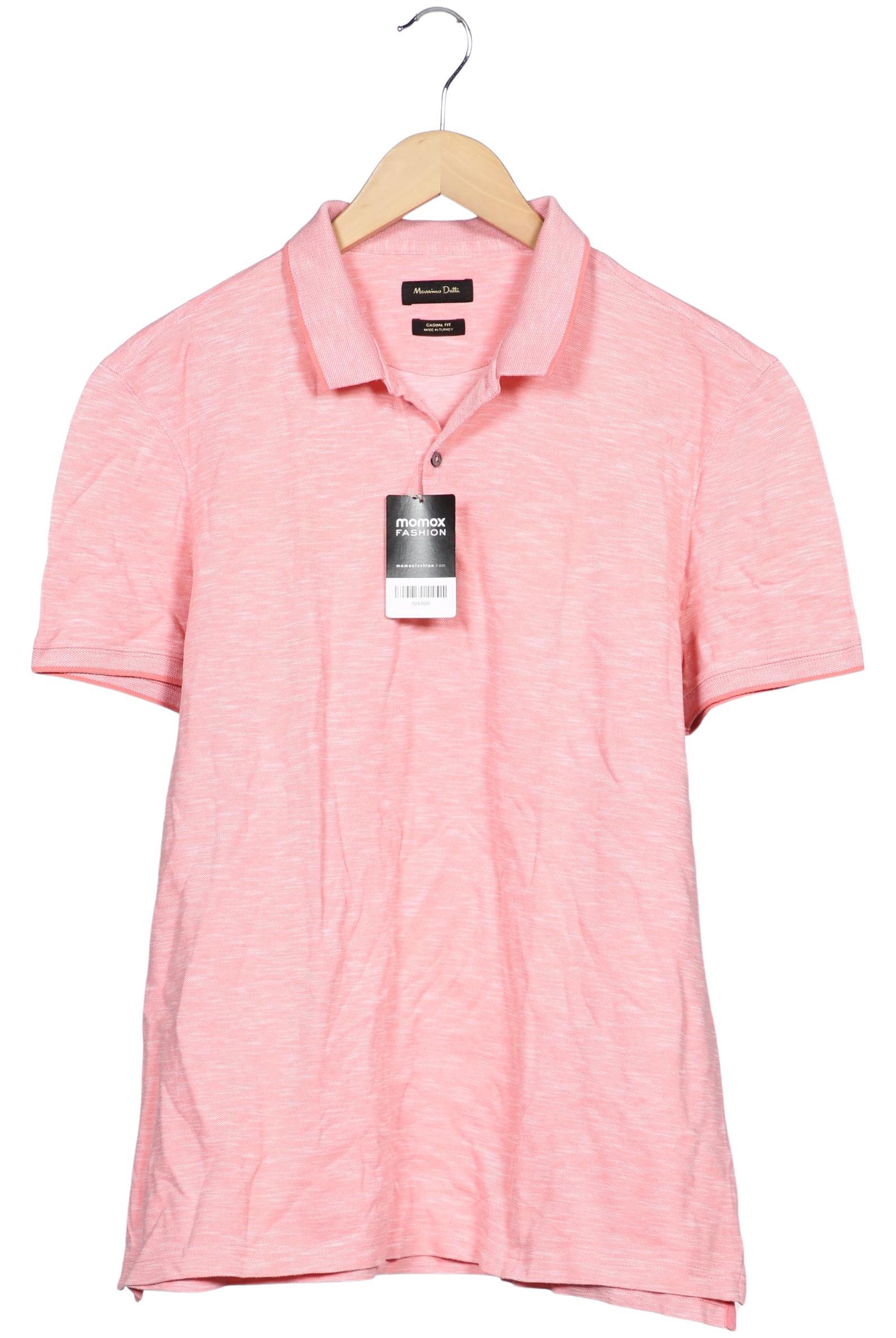 

Massimo Dutti Herren Poloshirt, pink, Gr. 54