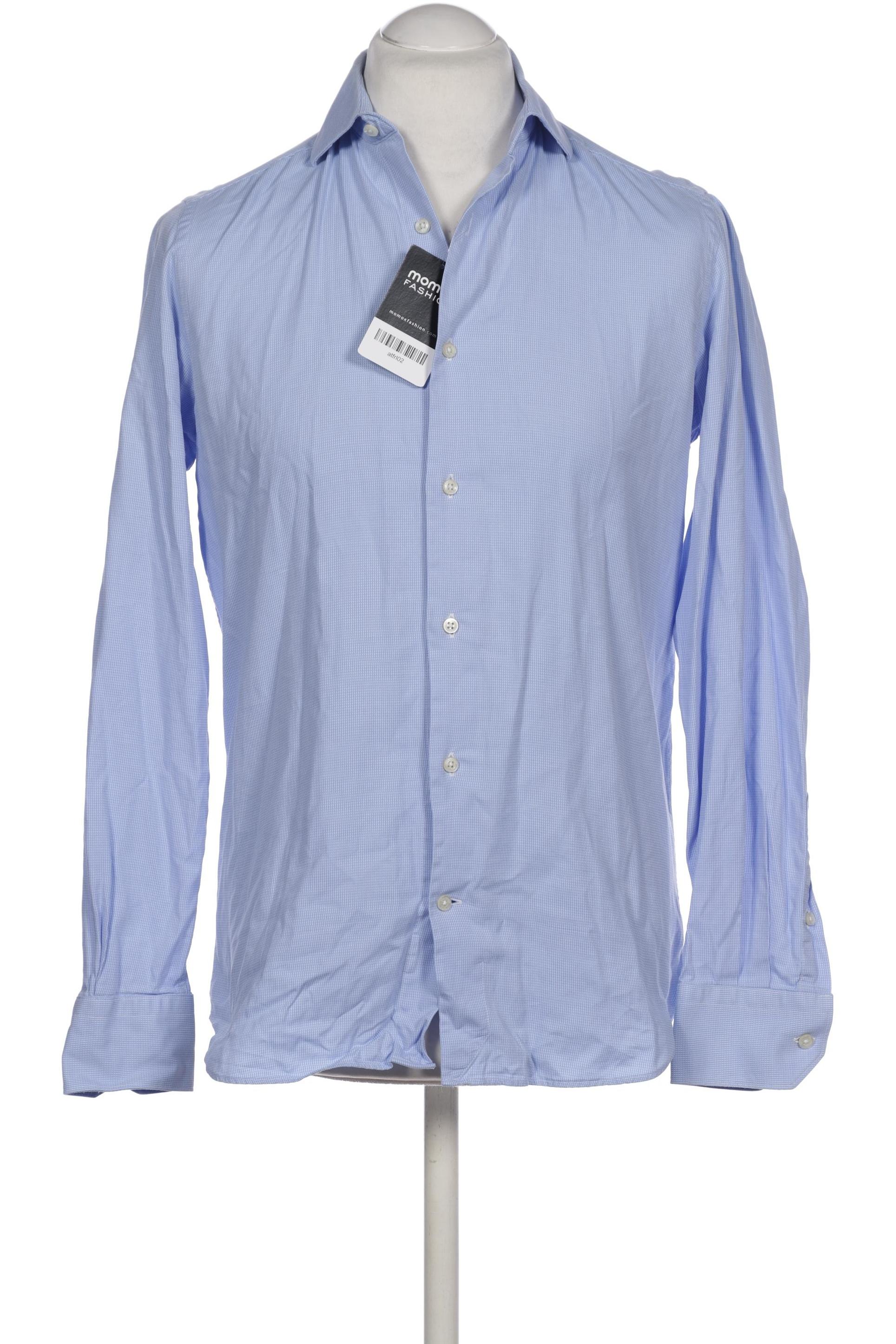 

Massimo Dutti Herren Hemd, blau, Gr. 48