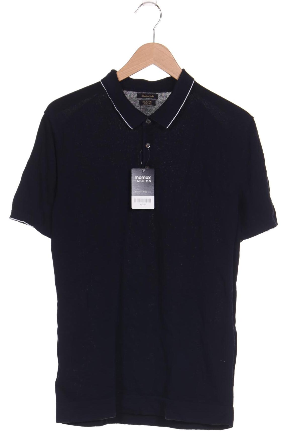 

Massimo Dutti Herren Poloshirt, marineblau