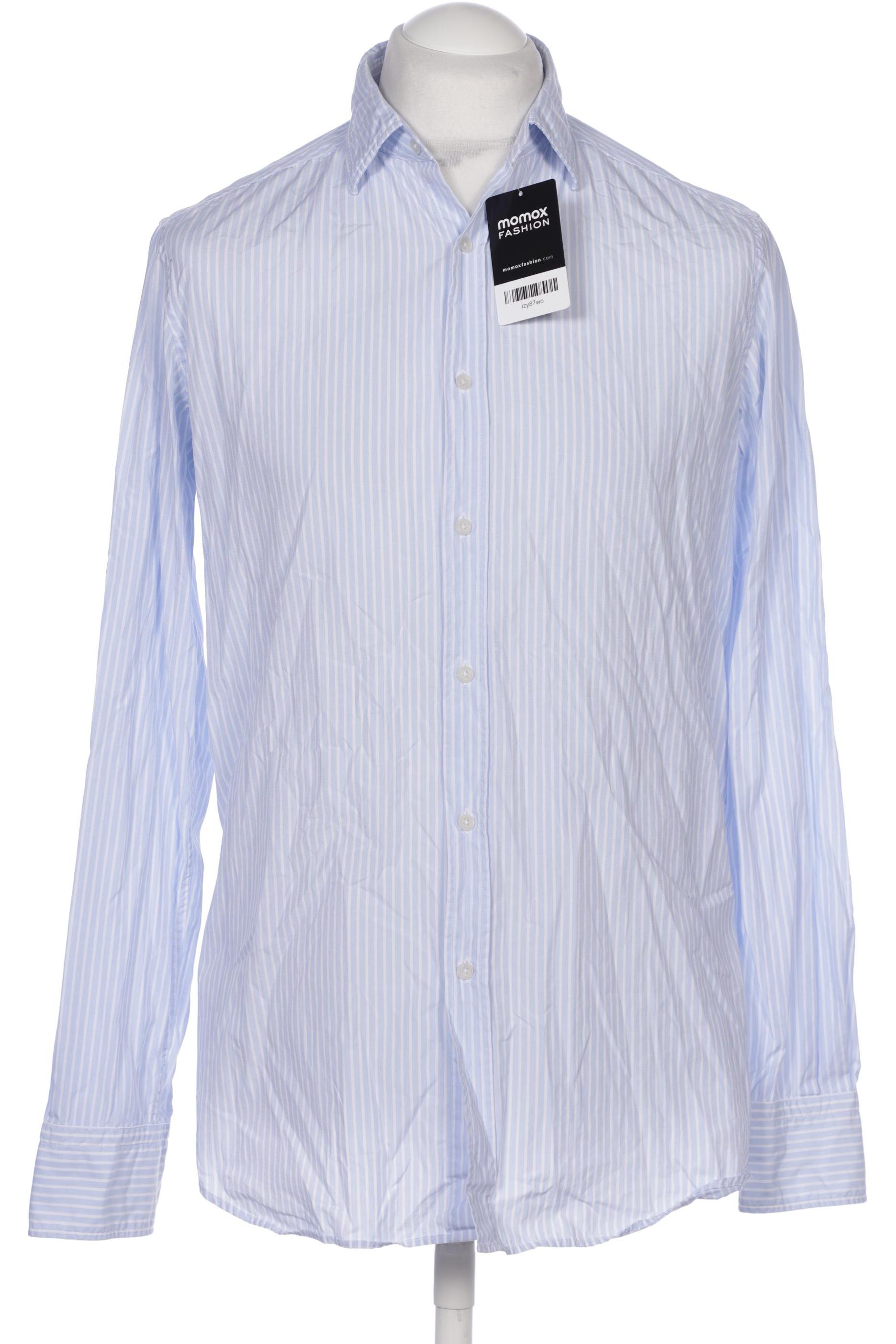 

Massimo Dutti Herren Hemd, hellblau, Gr. 48