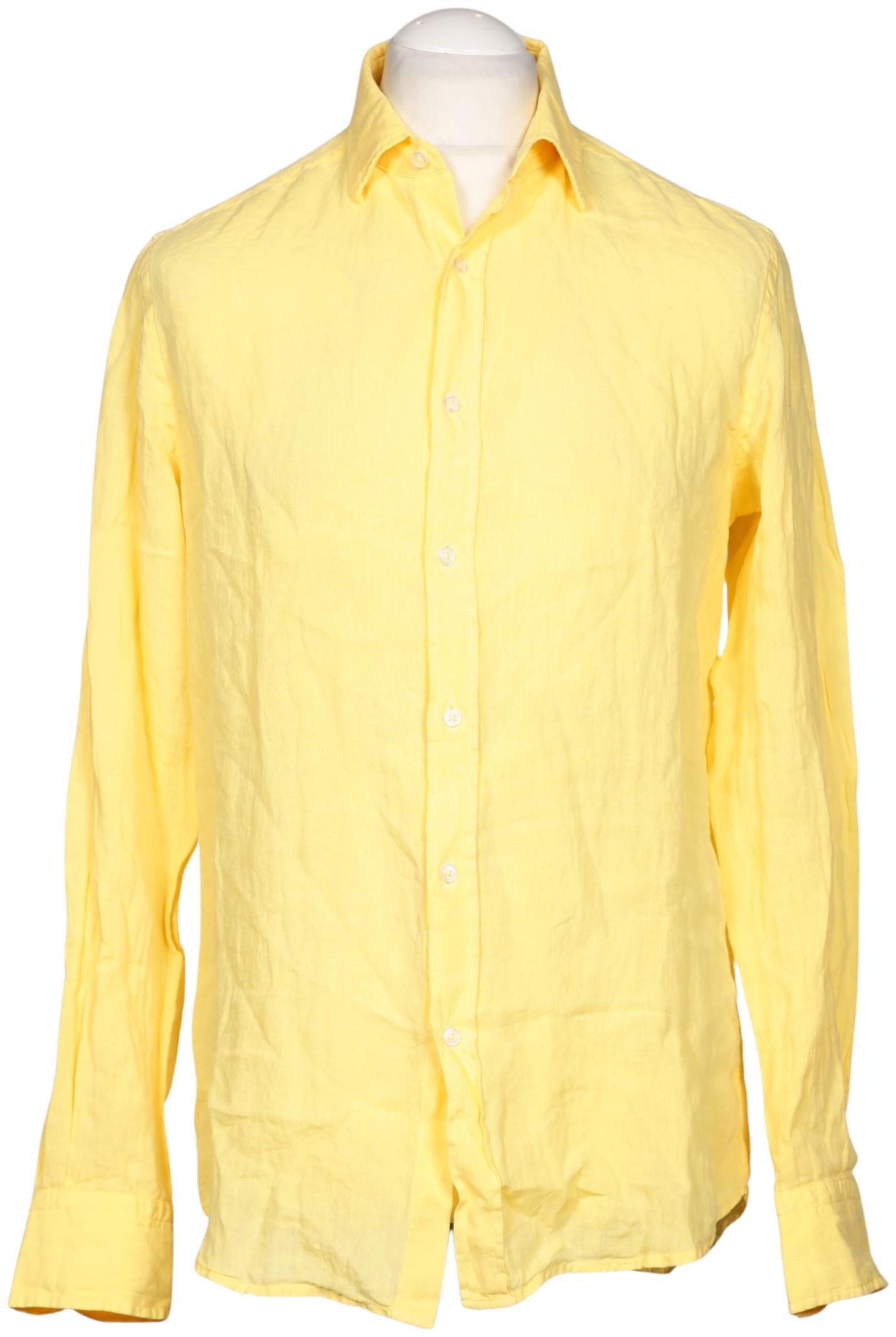 

Massimo Dutti Herren Hemd, gelb, Gr. 48