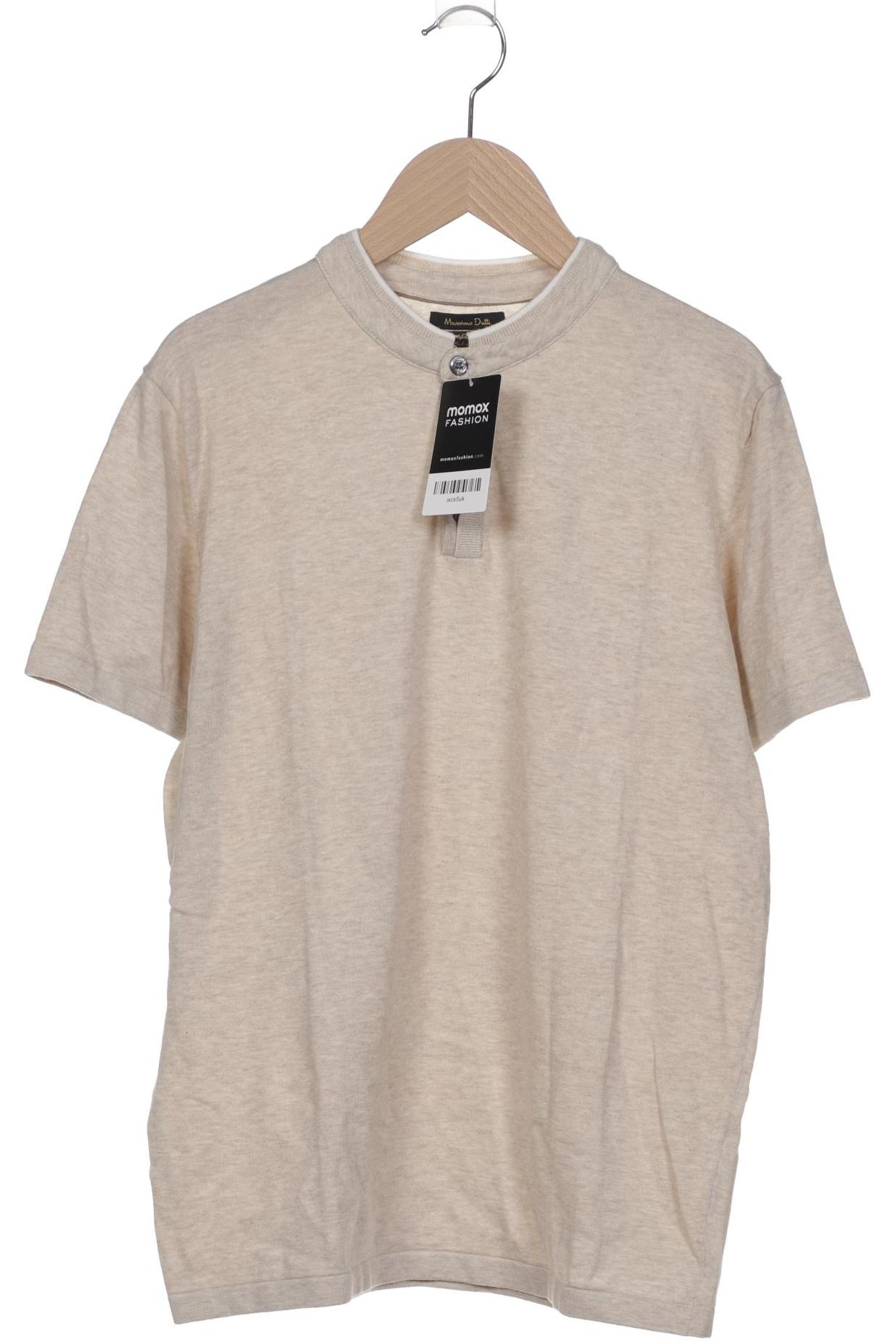 

Massimo Dutti Herren T-Shirt, cremeweiß, Gr. 48
