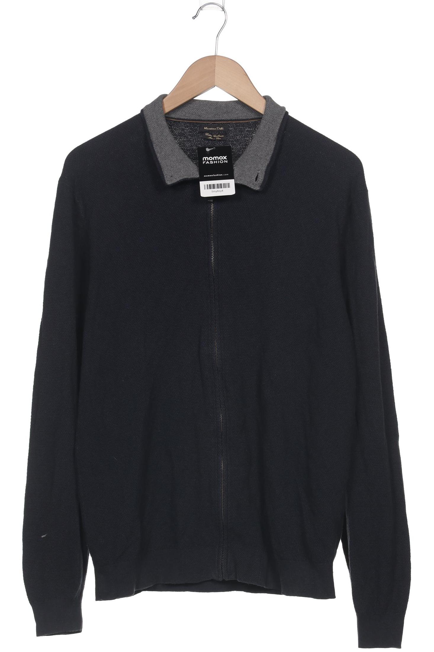 

Massimo Dutti Herren Strickjacke, marineblau, Gr. 54