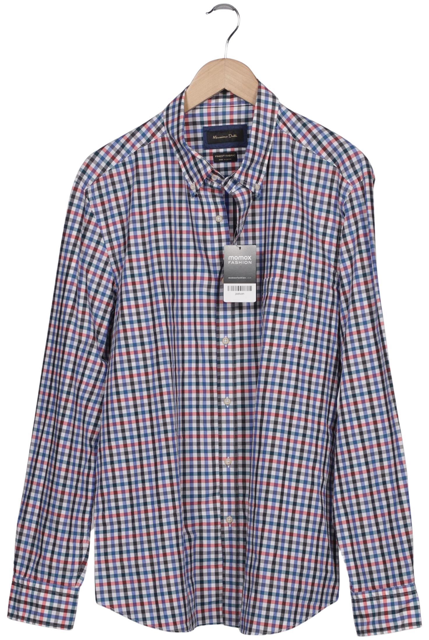 

Massimo Dutti Herren Hemd, blau, Gr. 56