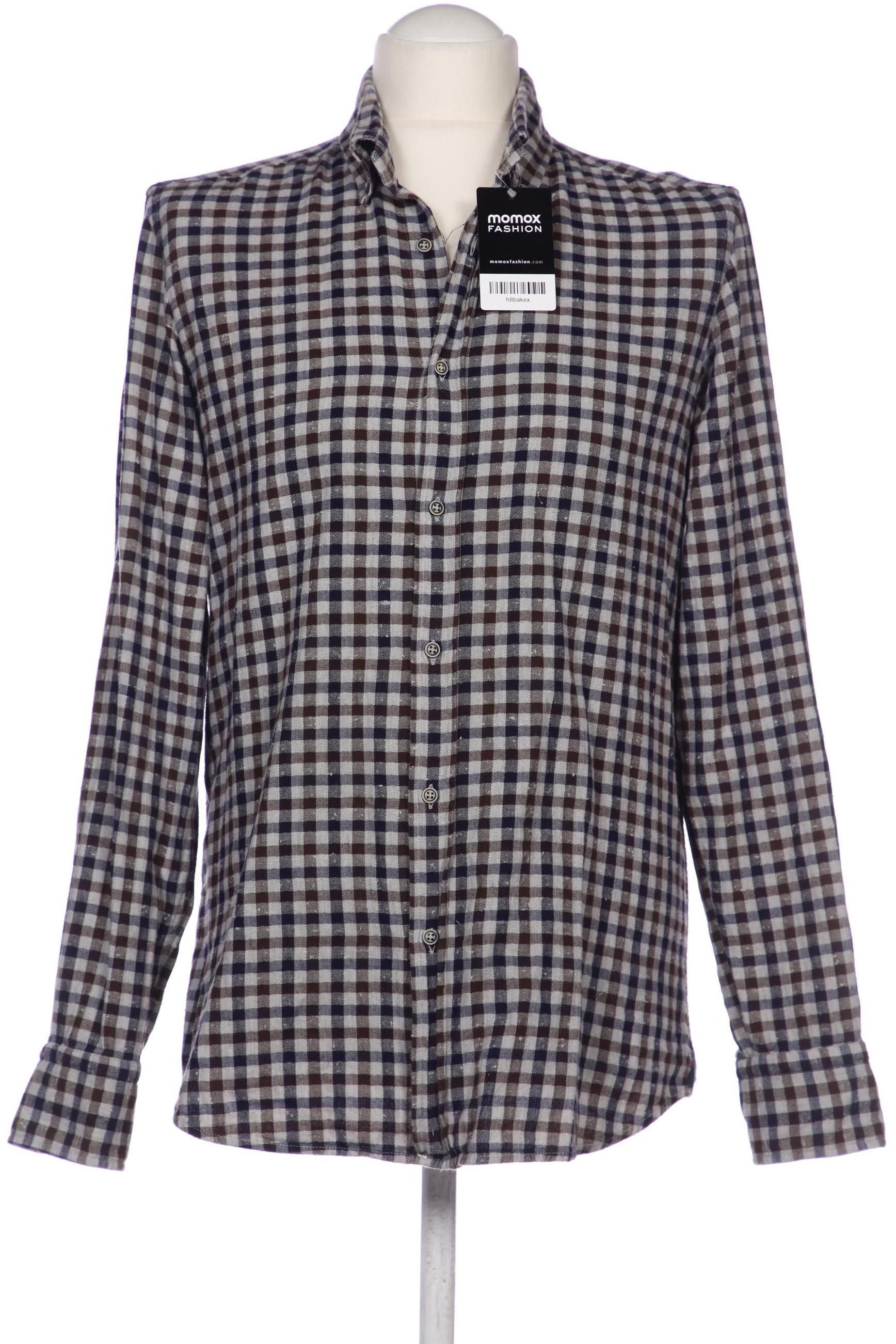 

Massimo Dutti Herren Hemd, grau, Gr. 48