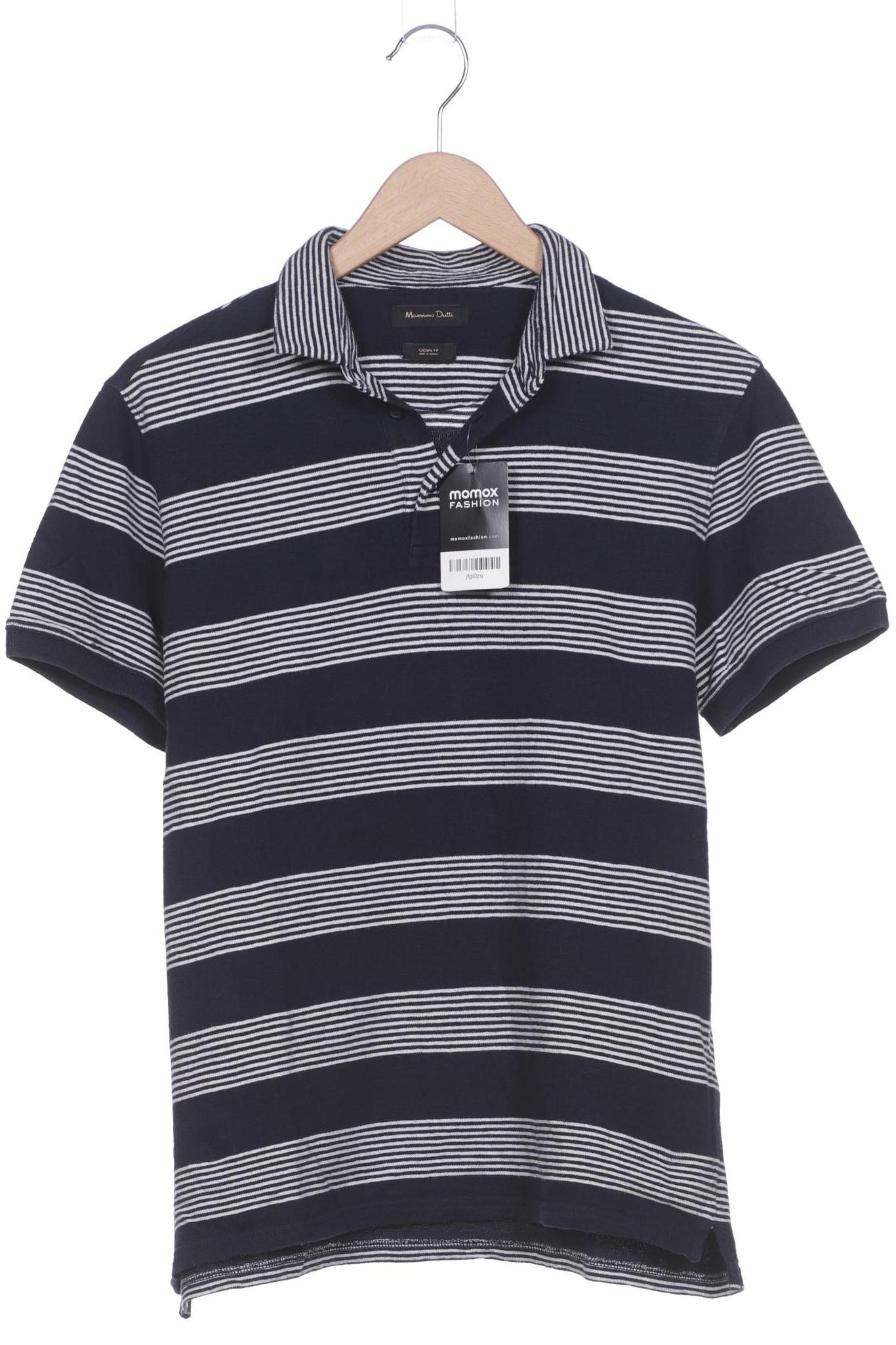 

Massimo Dutti Herren Poloshirt, marineblau
