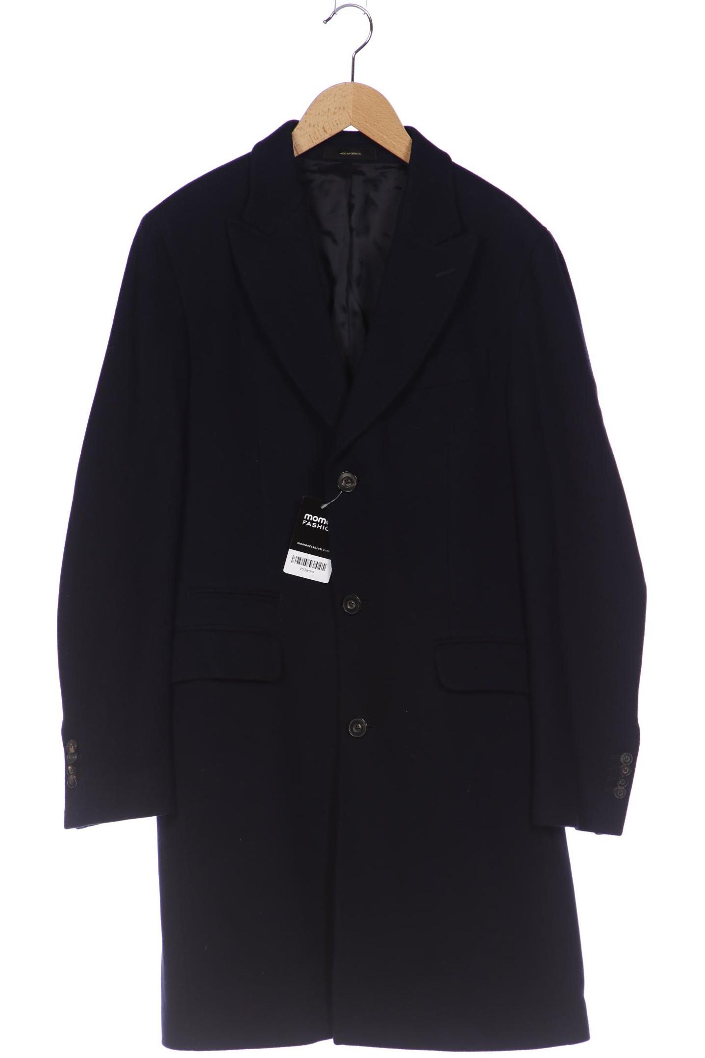 

Massimo Dutti Herren Mantel, marineblau, Gr. 48