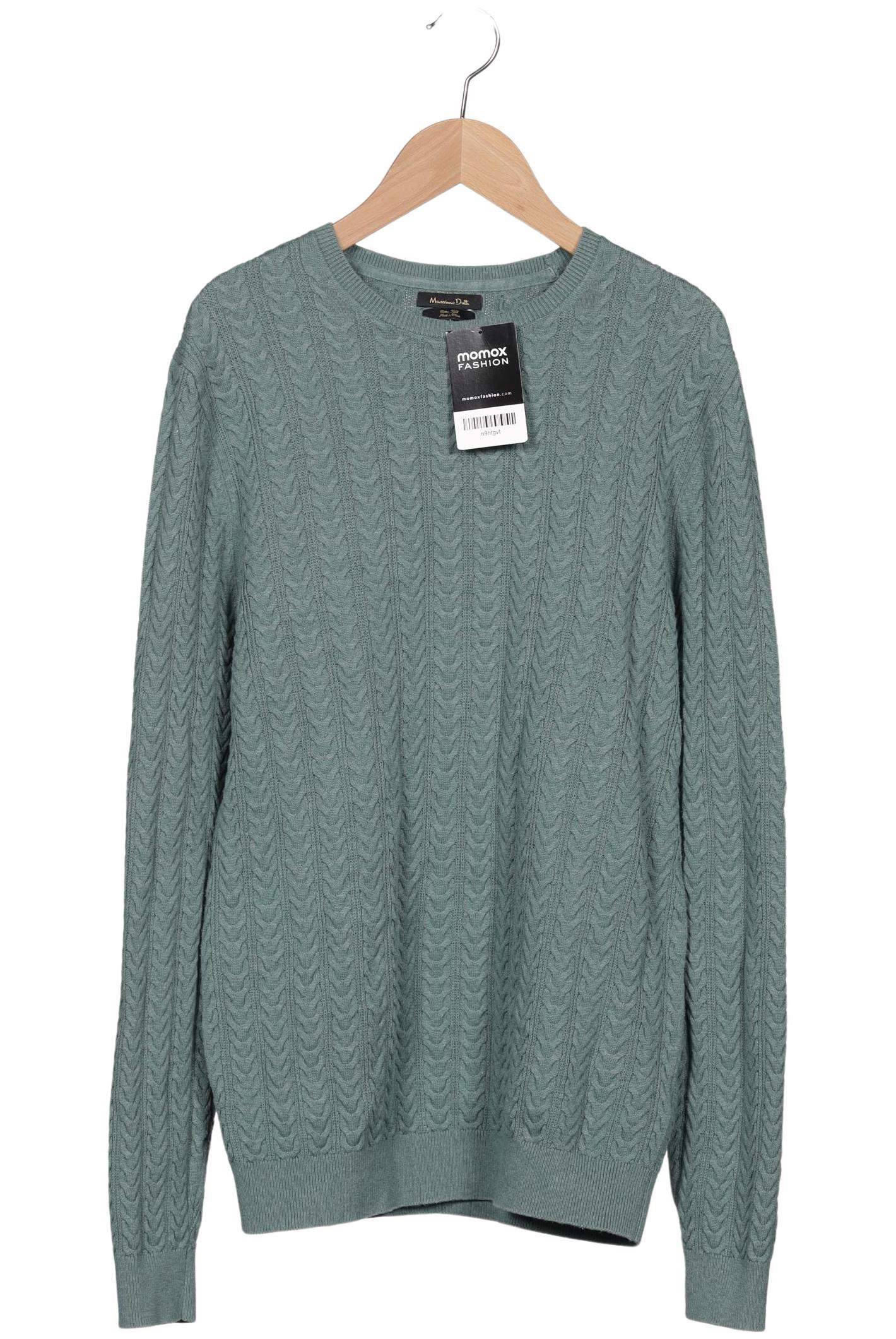 

Massimo Dutti Herren Pullover, türkis, Gr. 48