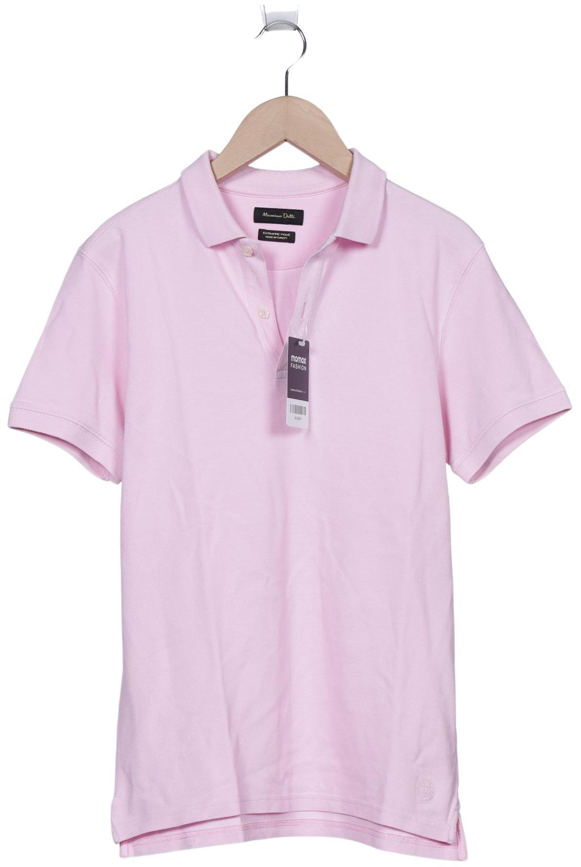 

Massimo Dutti Herren Poloshirt, pink, Gr. 46