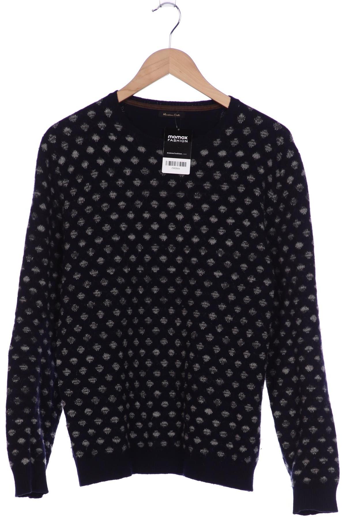 

Massimo Dutti Herren Pullover, marineblau, Gr. 54