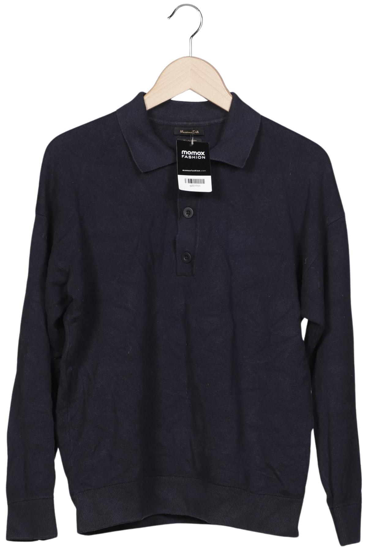 

Massimo Dutti Herren Pullover, marineblau, Gr. 48