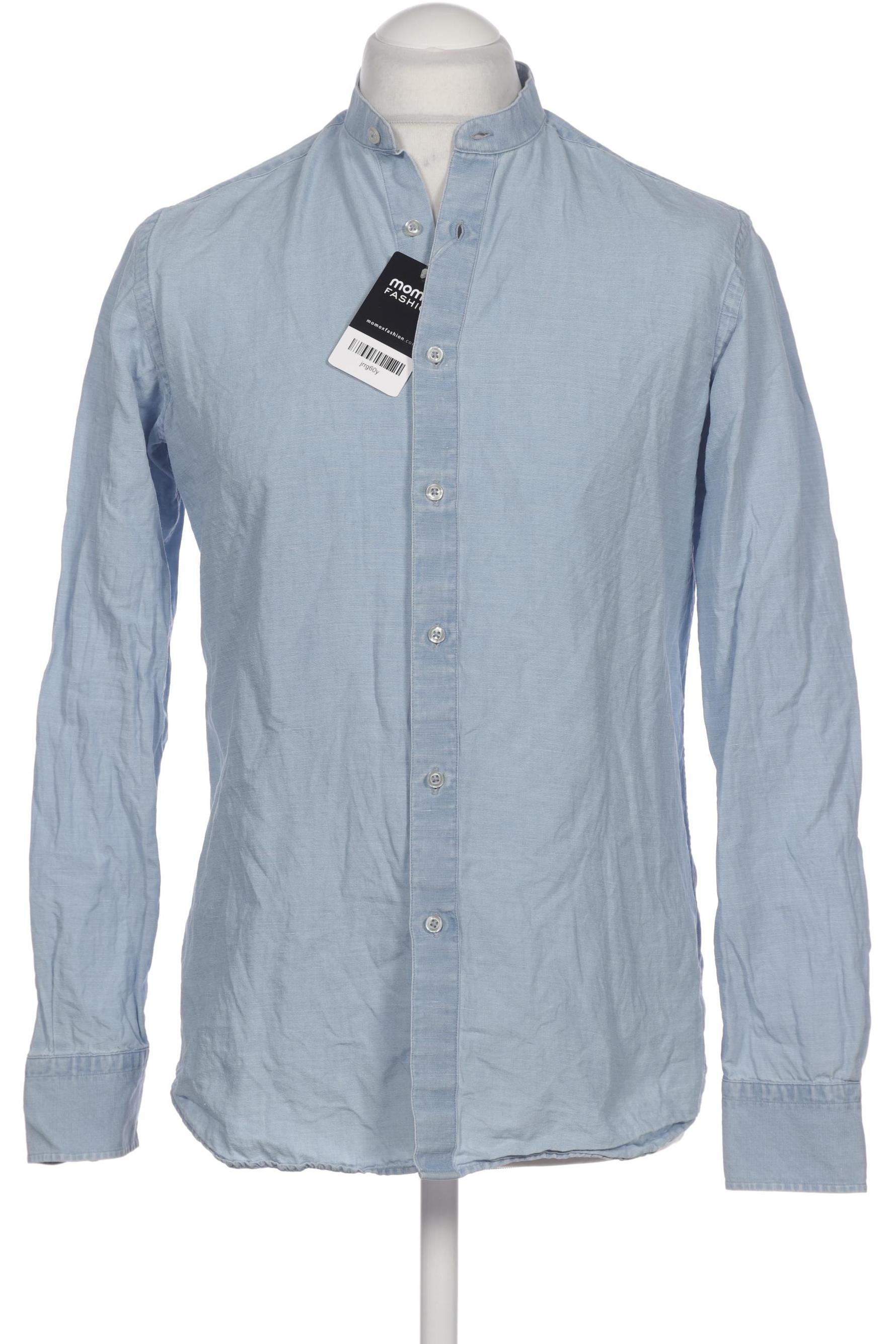 

Massimo Dutti Herren Hemd, hellblau, Gr. 48