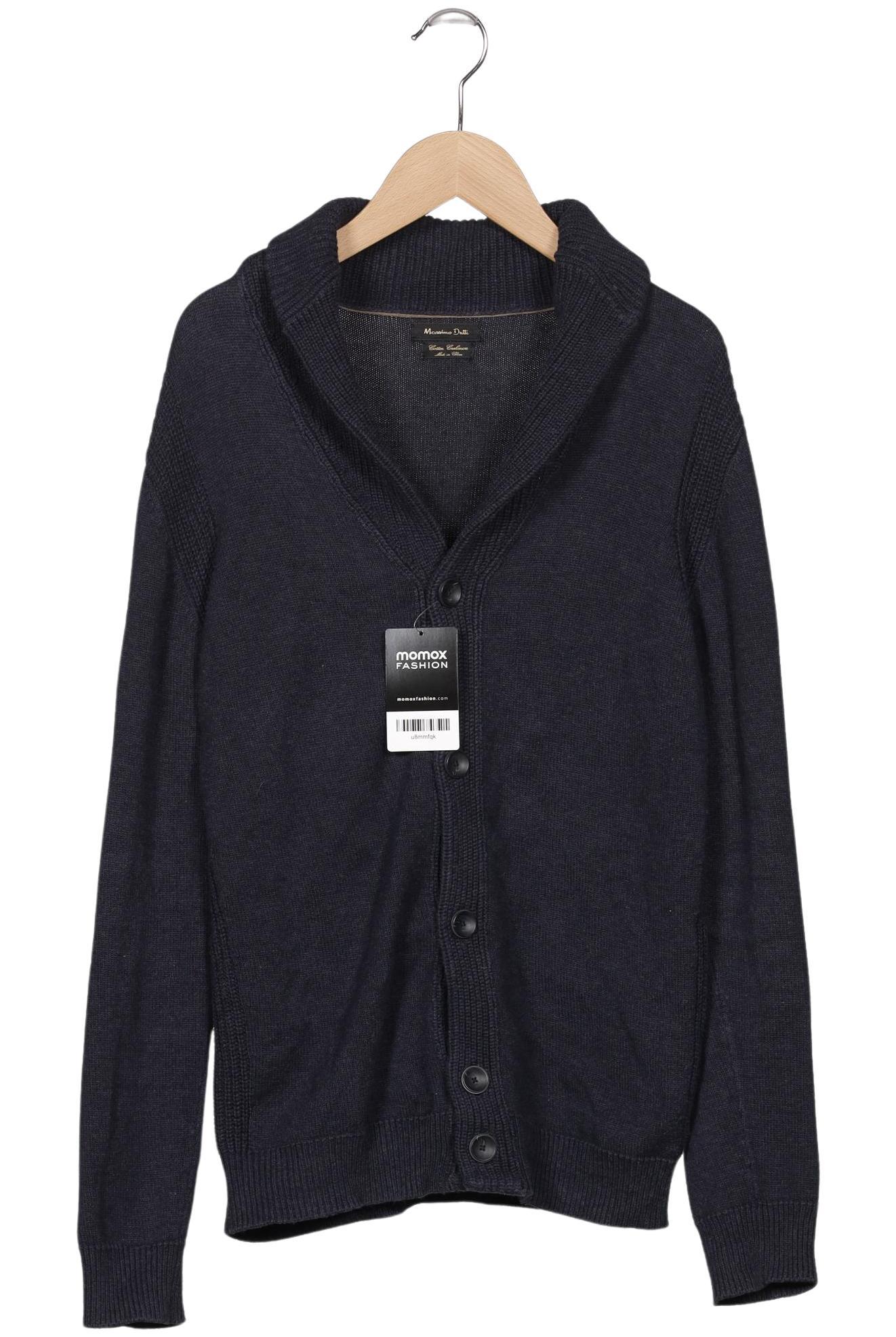 

Massimo Dutti Herren Strickjacke, marineblau, Gr. 48