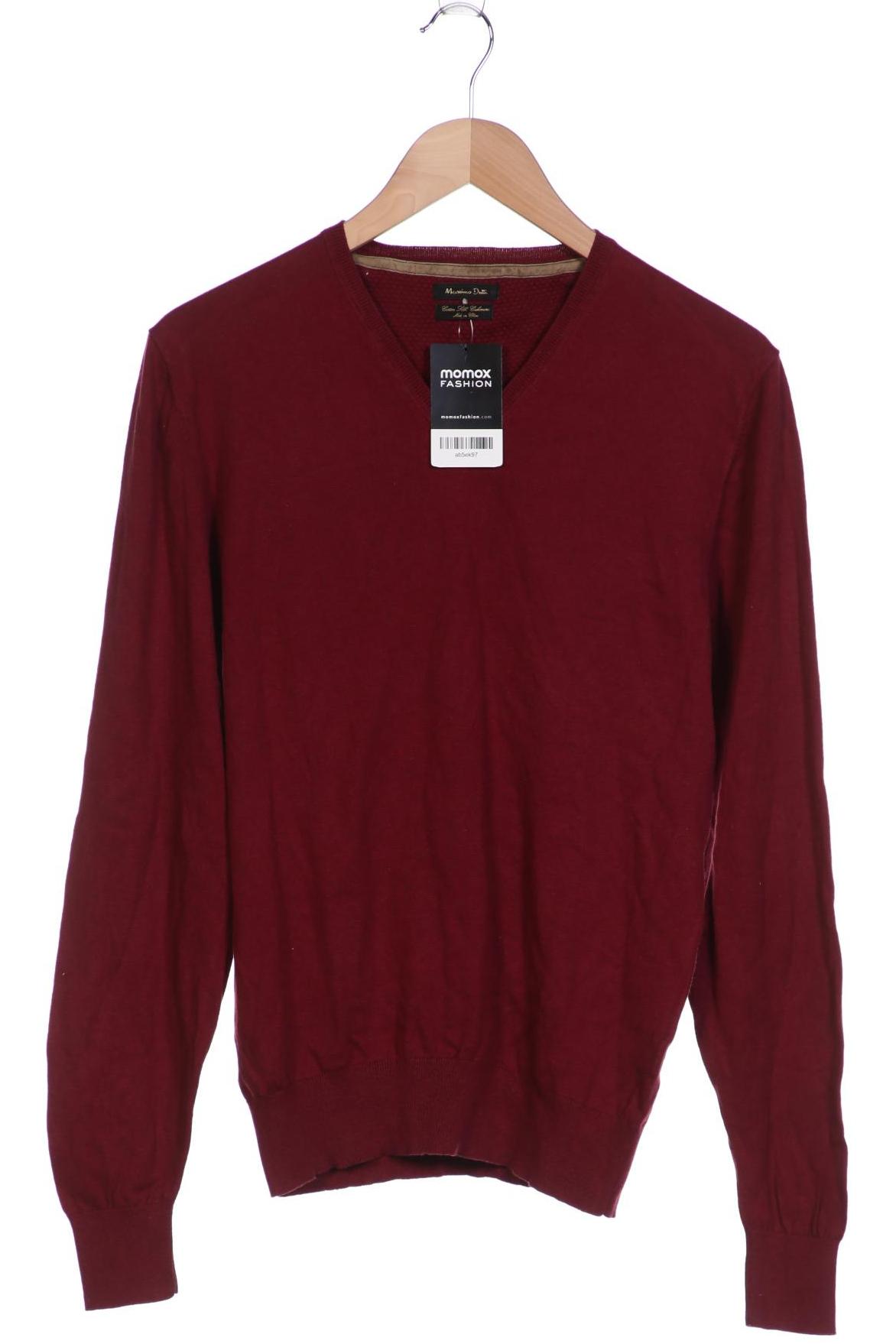 

Massimo Dutti Herren Pullover, bordeaux, Gr. 52