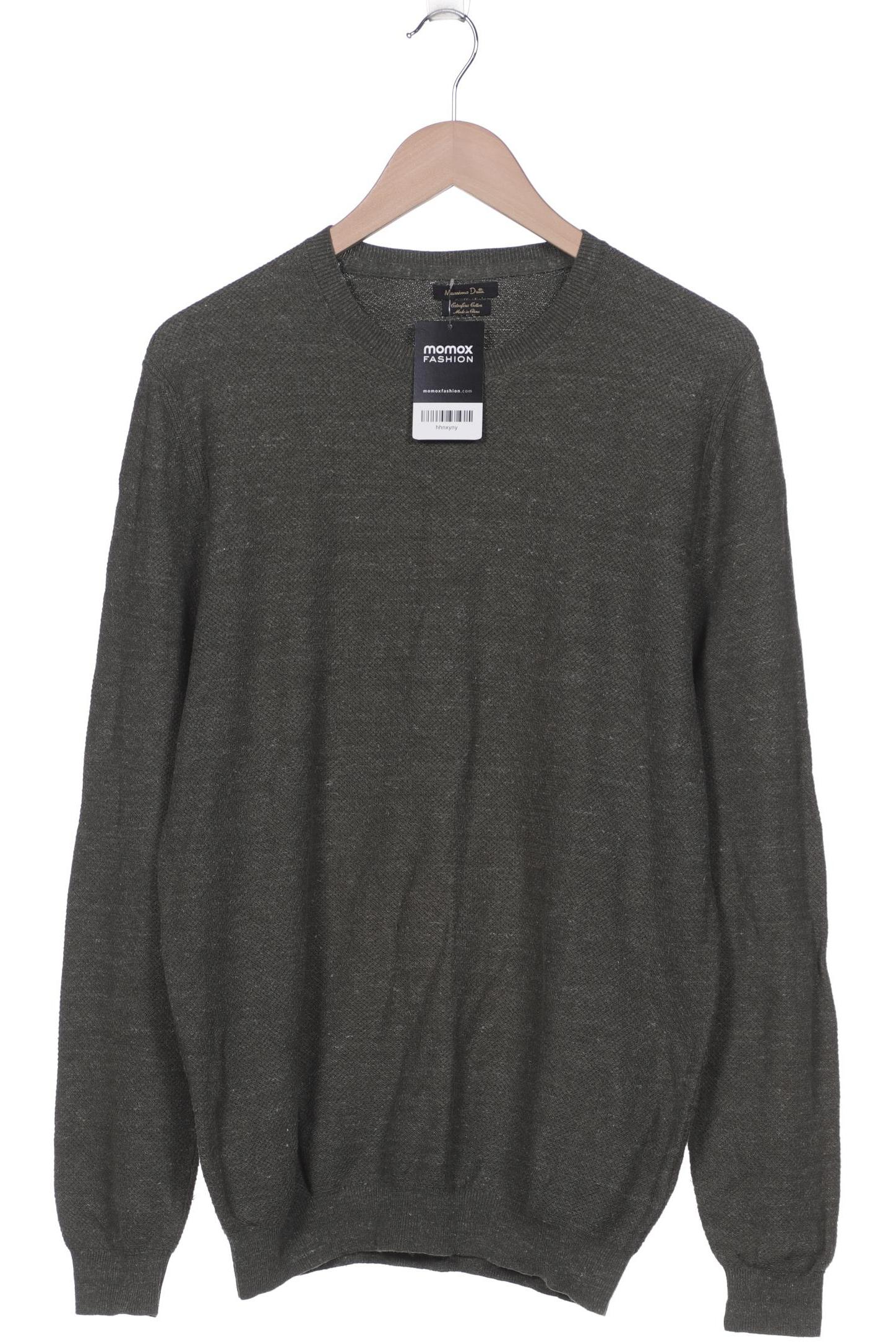 

Massimo Dutti Herren Pullover, grün, Gr. 56
