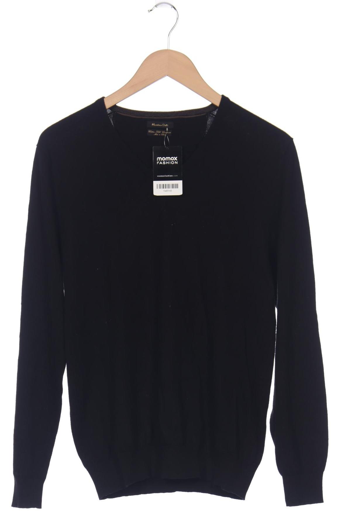 

Massimo Dutti Herren Pullover, schwarz, Gr. 48