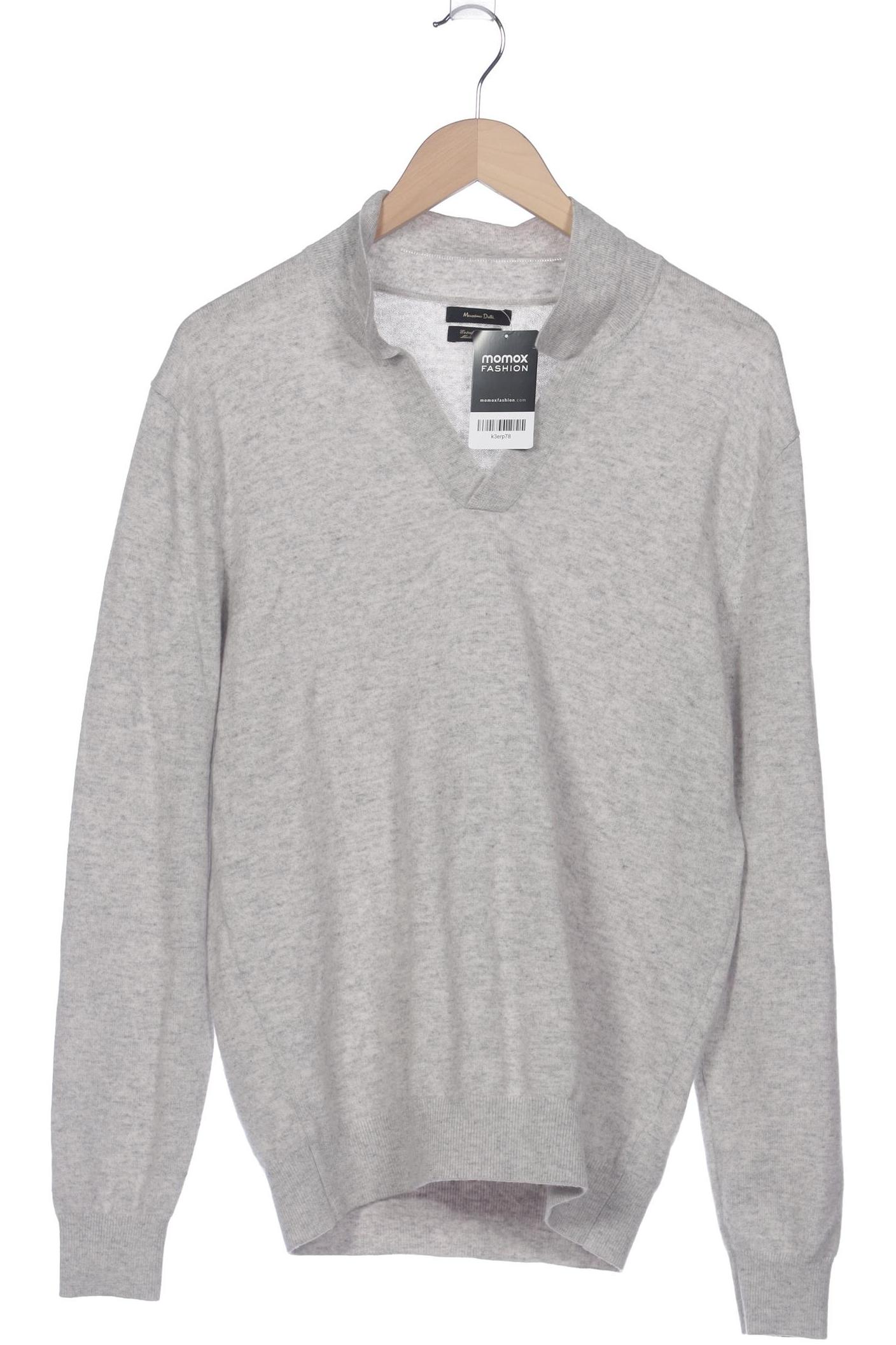 

Massimo Dutti Herren Pullover, grau, Gr. 52