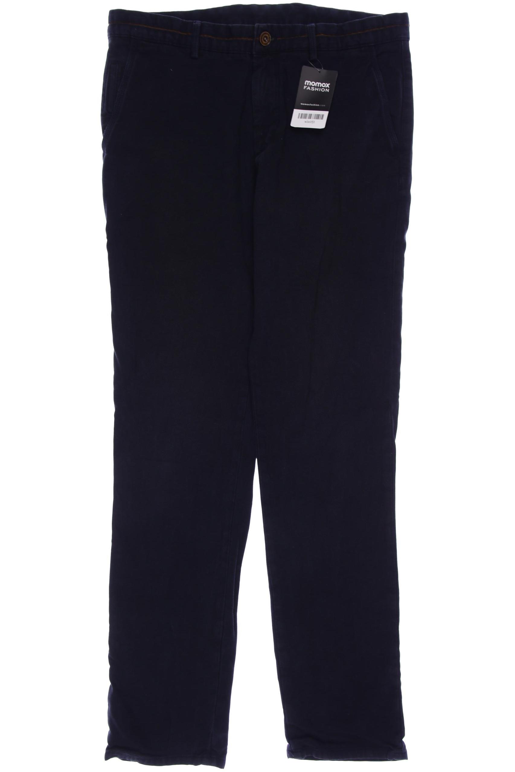 

Massimo Dutti Herren Stoffhose, marineblau, Gr. 42