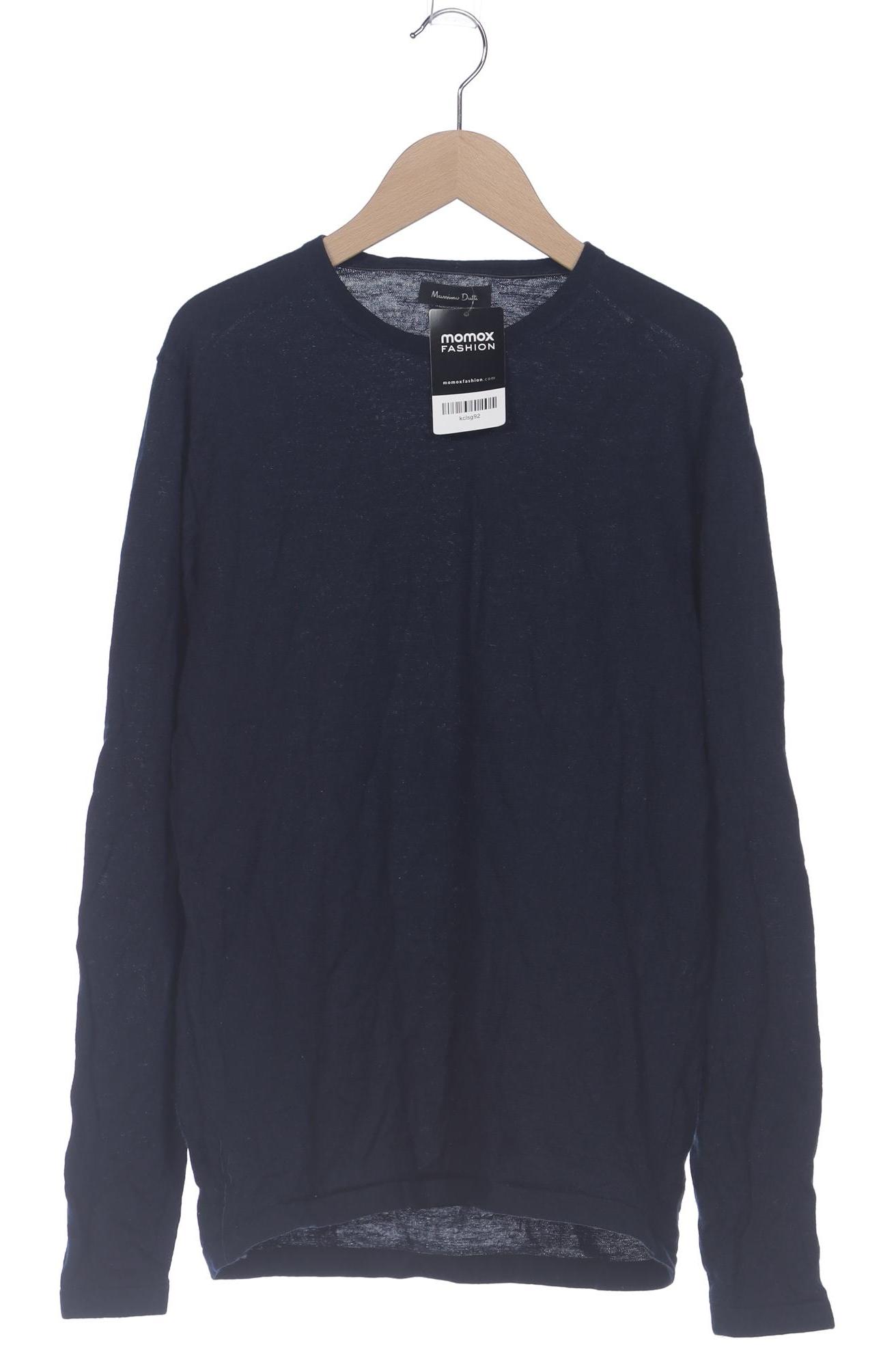 

Massimo Dutti Herren Pullover, marineblau, Gr. 52