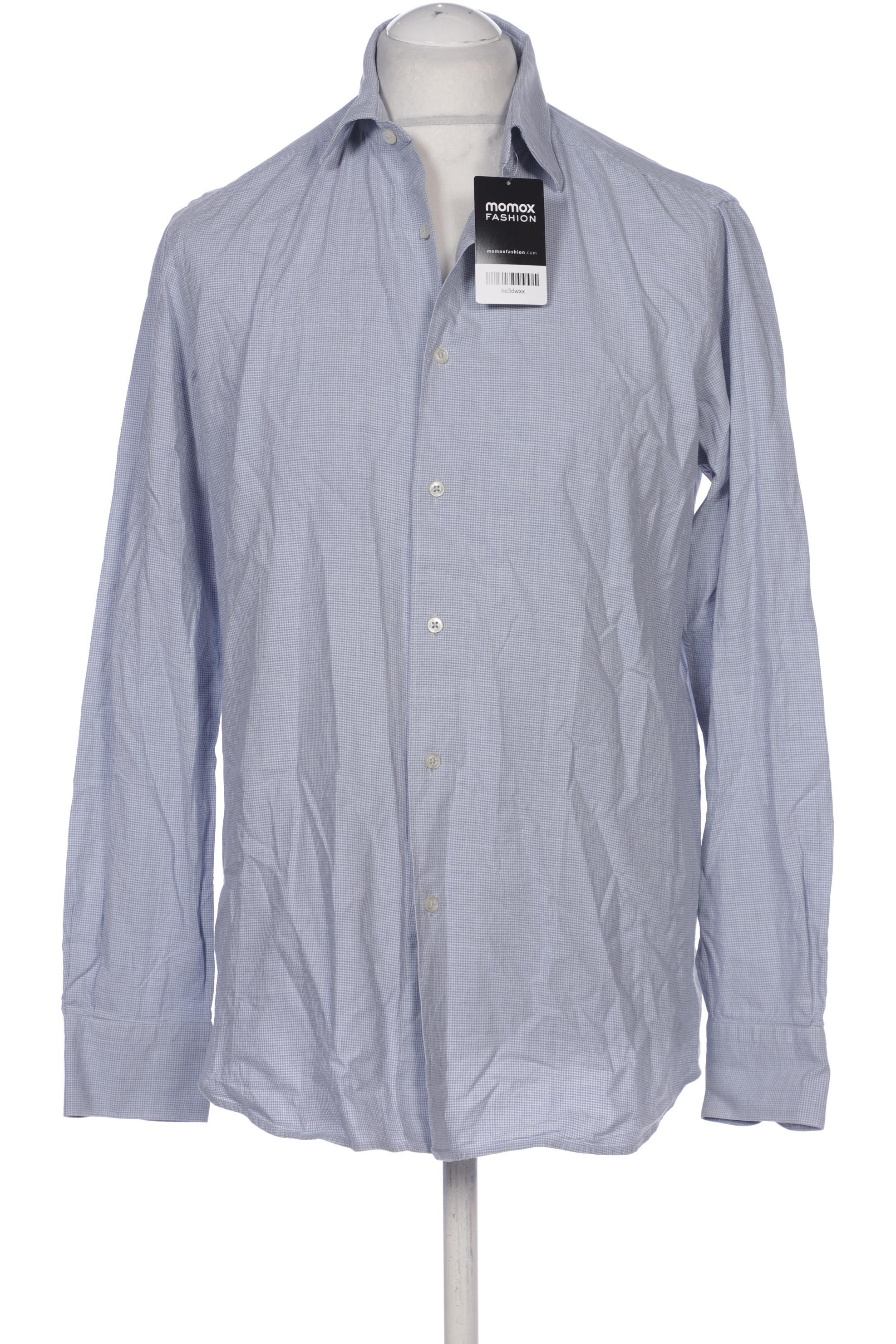 

Massimo Dutti Herren Hemd, blau, Gr. 52