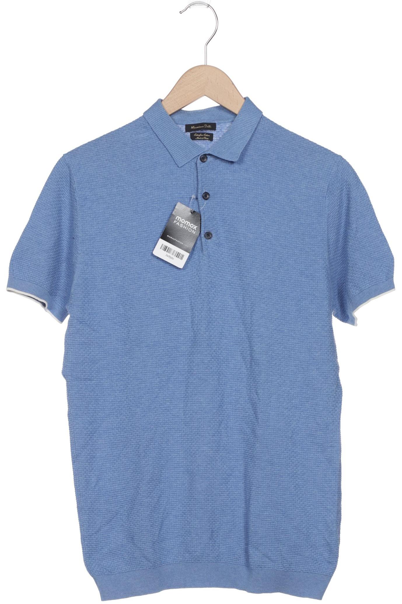 

Massimo Dutti Herren Poloshirt, blau