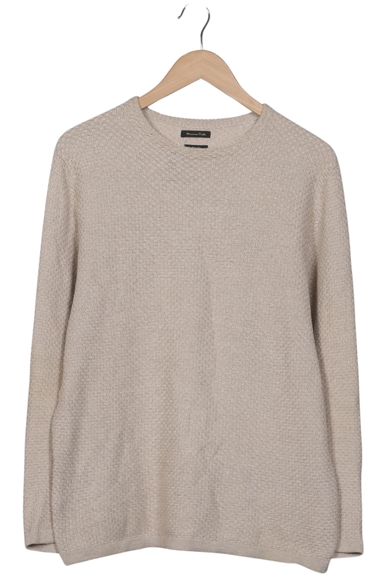 

Massimo Dutti Herren Pullover, beige, Gr. 48
