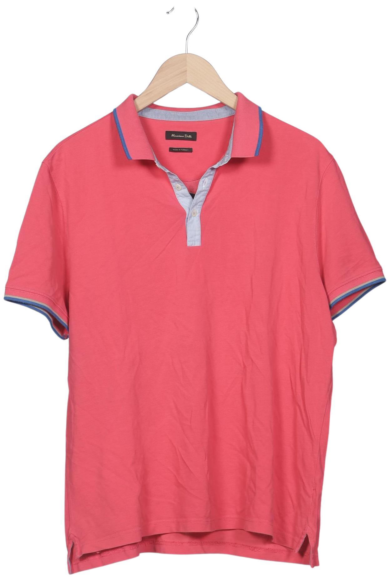 Thumbnail - Massimo Dutti Herren Poloshirt, pink, Gr. 56