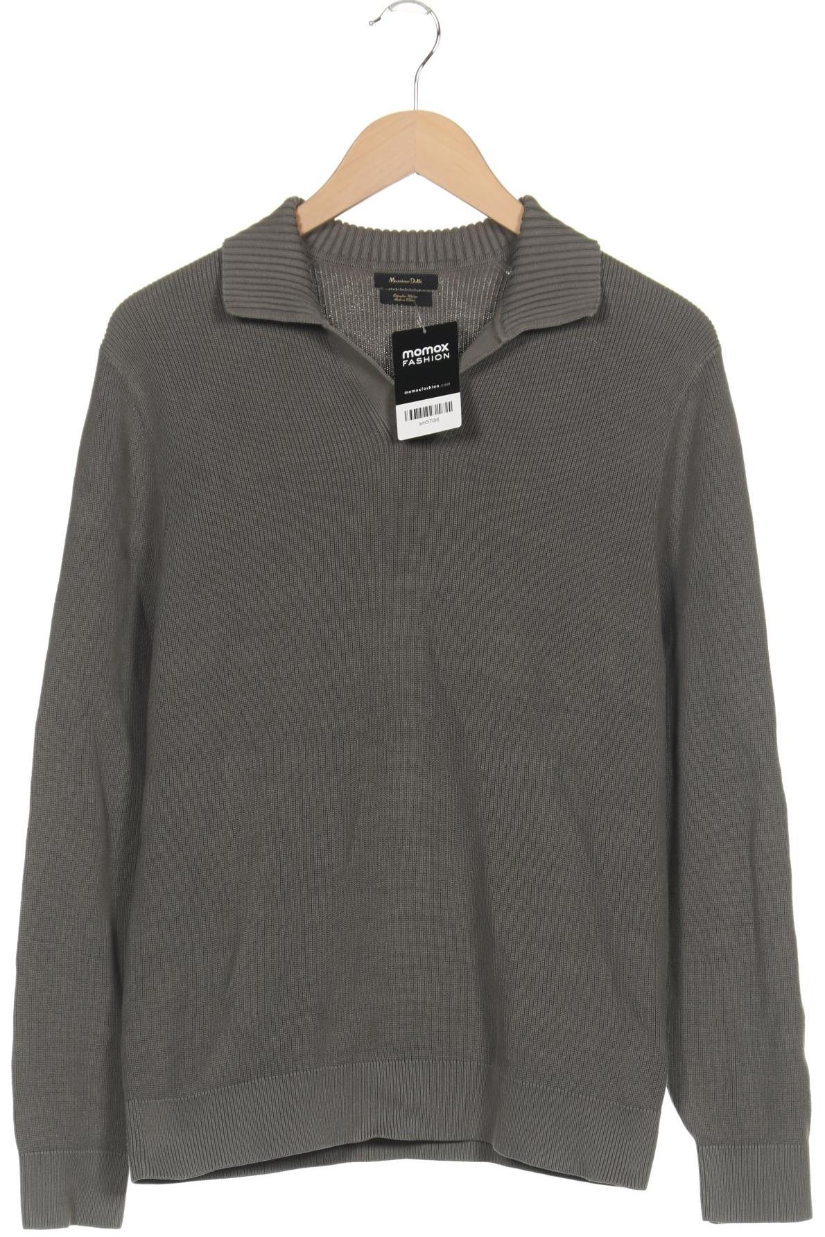

Massimo Dutti Herren Pullover, grün, Gr. 48