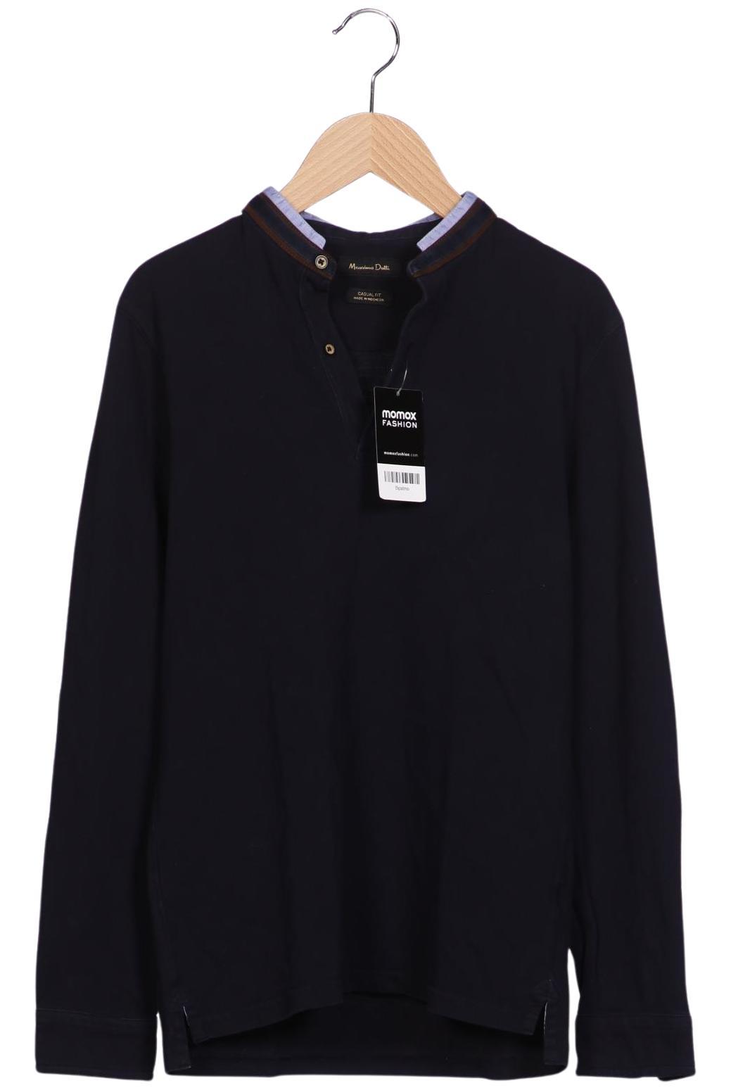 

Massimo Dutti Herren Poloshirt, marineblau, Gr. 48