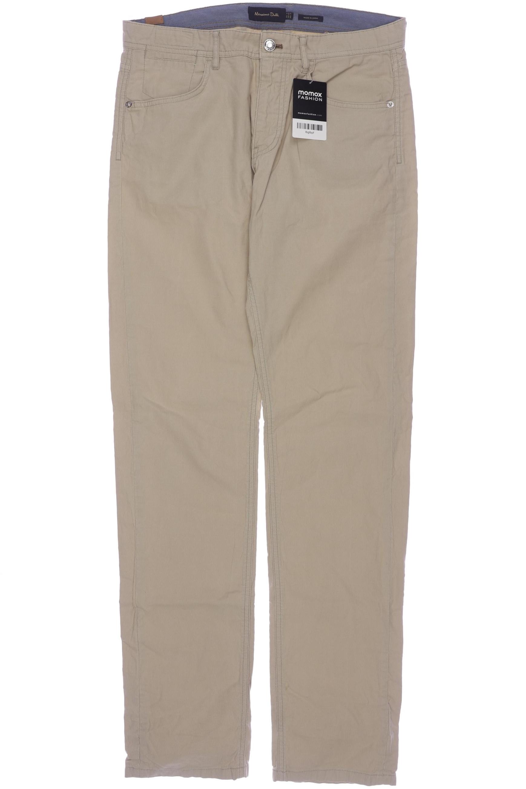 

Massimo Dutti Herren Stoffhose, beige, Gr. 31