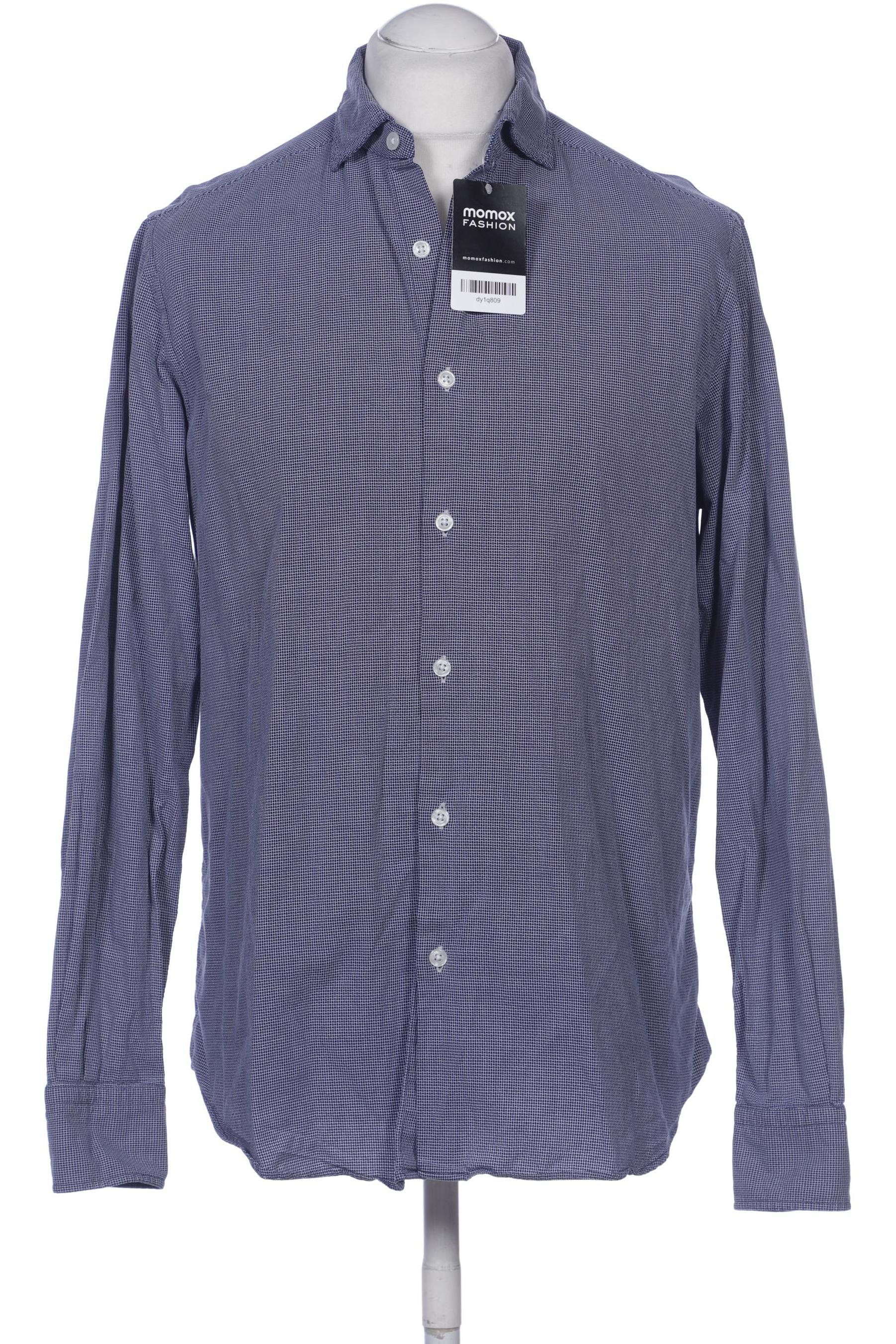 

Massimo Dutti Herren Hemd, blau, Gr. 54
