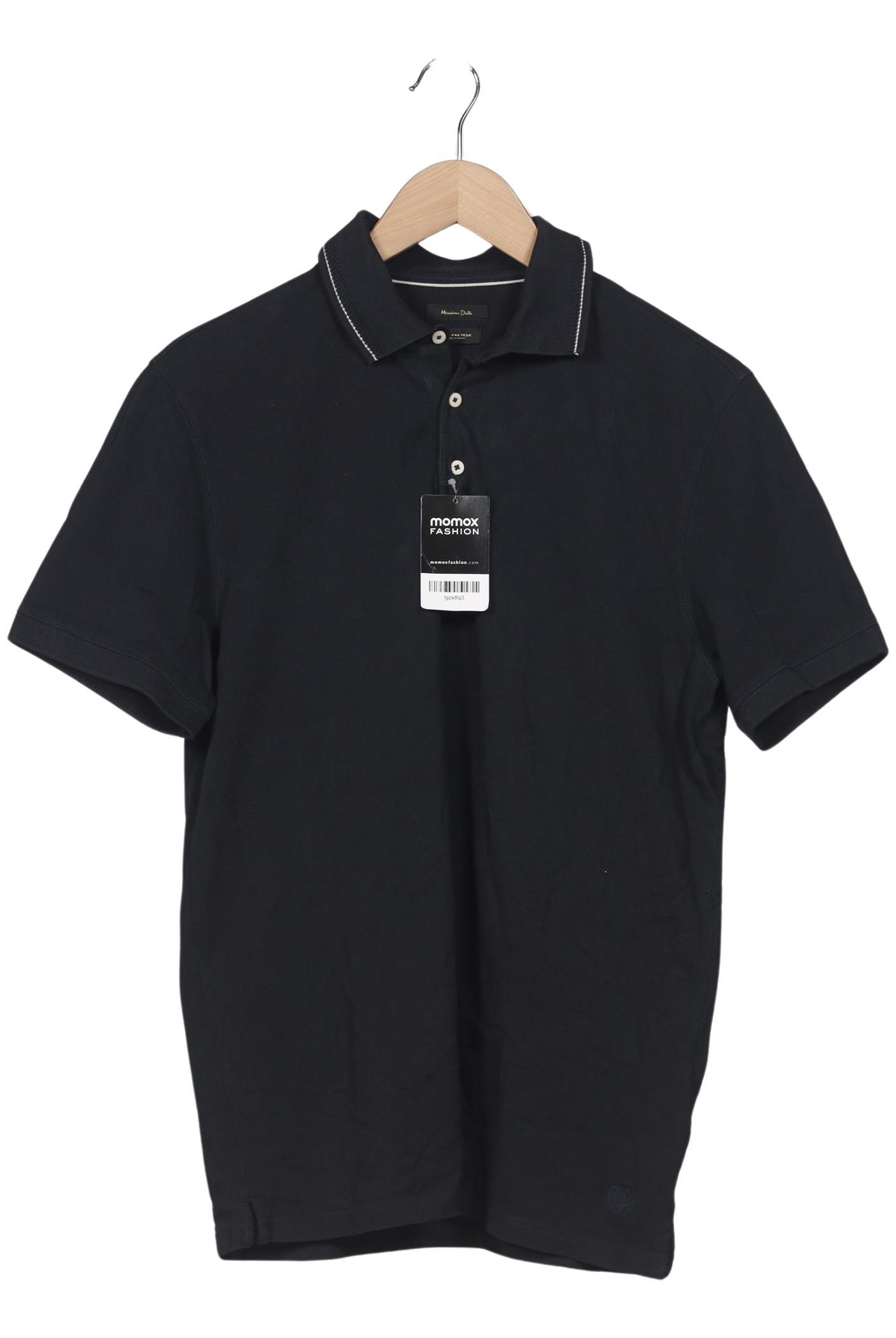 Thumbnail - Massimo Dutti Herren Poloshirt, marineblau, Gr. 54