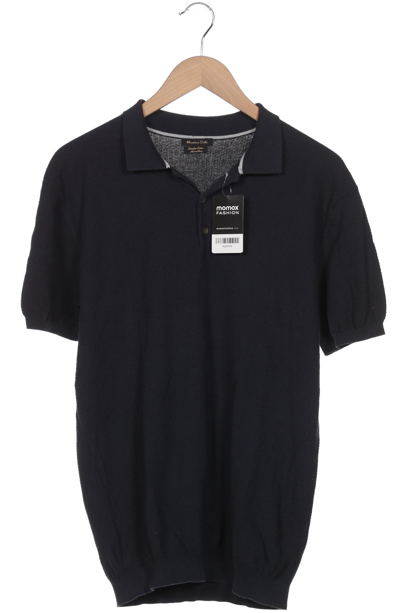 

Massimo Dutti Herren Poloshirt, marineblau, Gr. 54