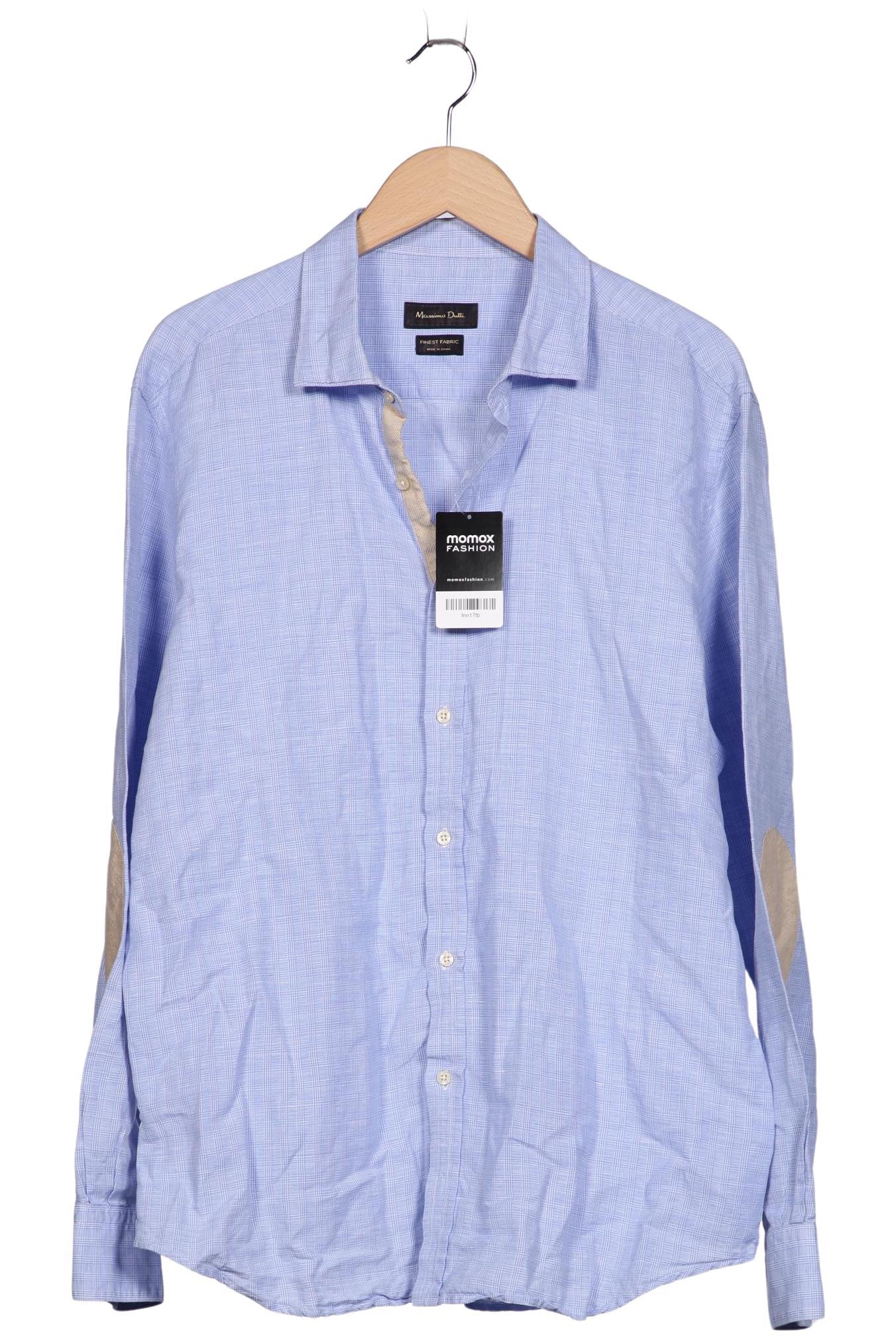 

Massimo Dutti Herren Hemd, hellblau, Gr. 56