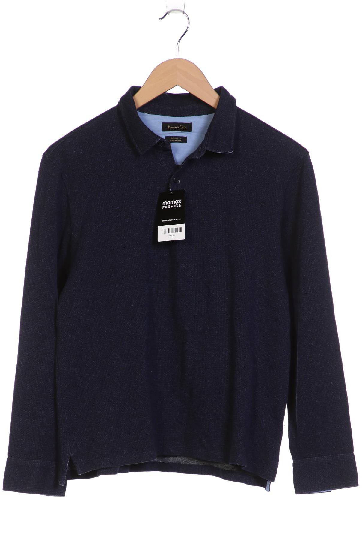 

Massimo Dutti Herren Poloshirt, marineblau, Gr. 46