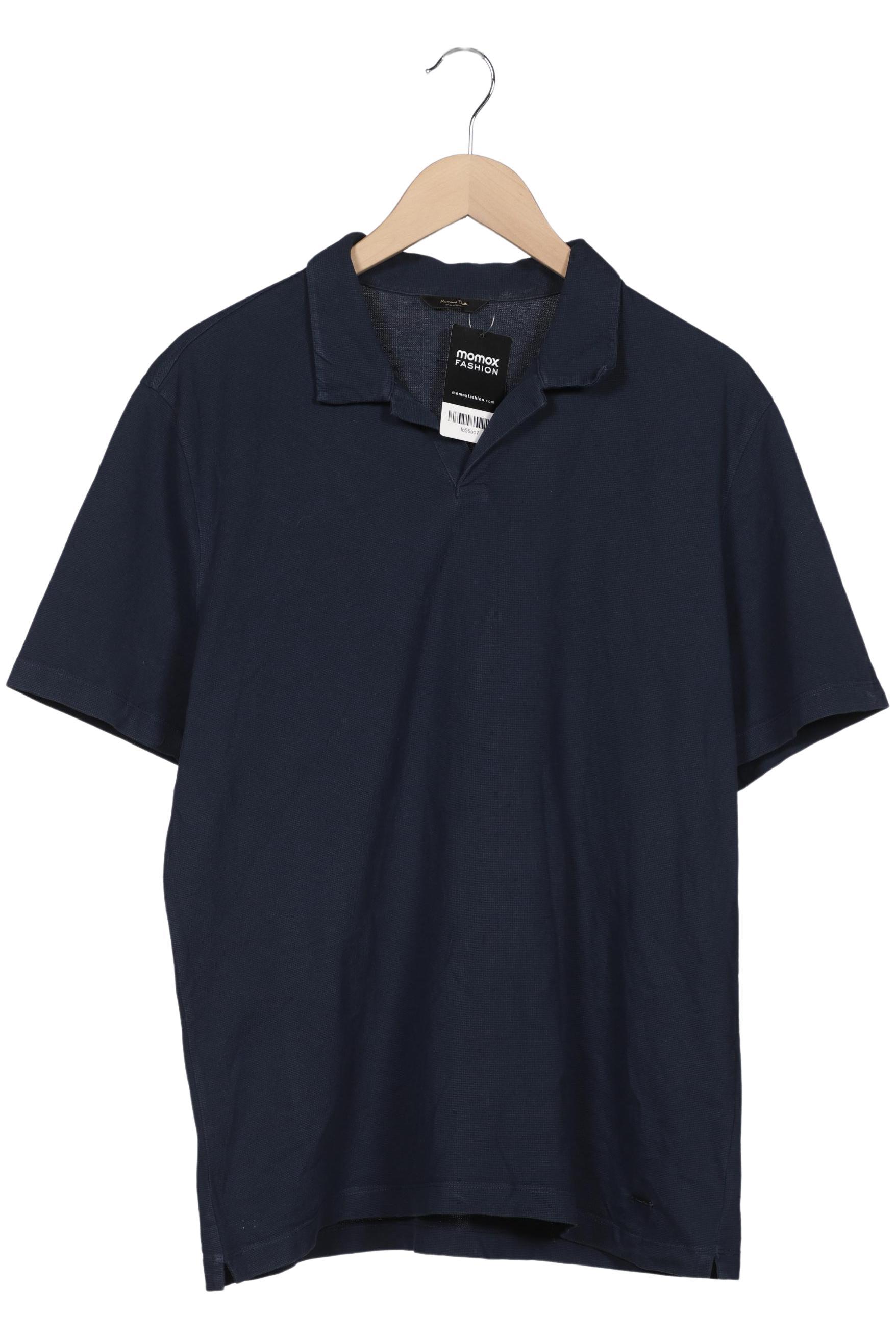 

Massimo Dutti Herren Poloshirt, blau, Gr. 56