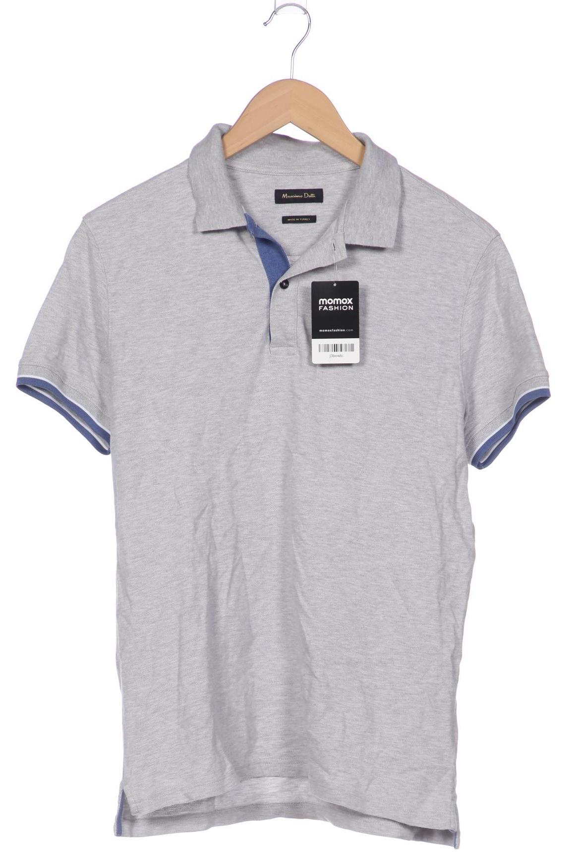 

Massimo Dutti Herren Poloshirt, grau, Gr. 52