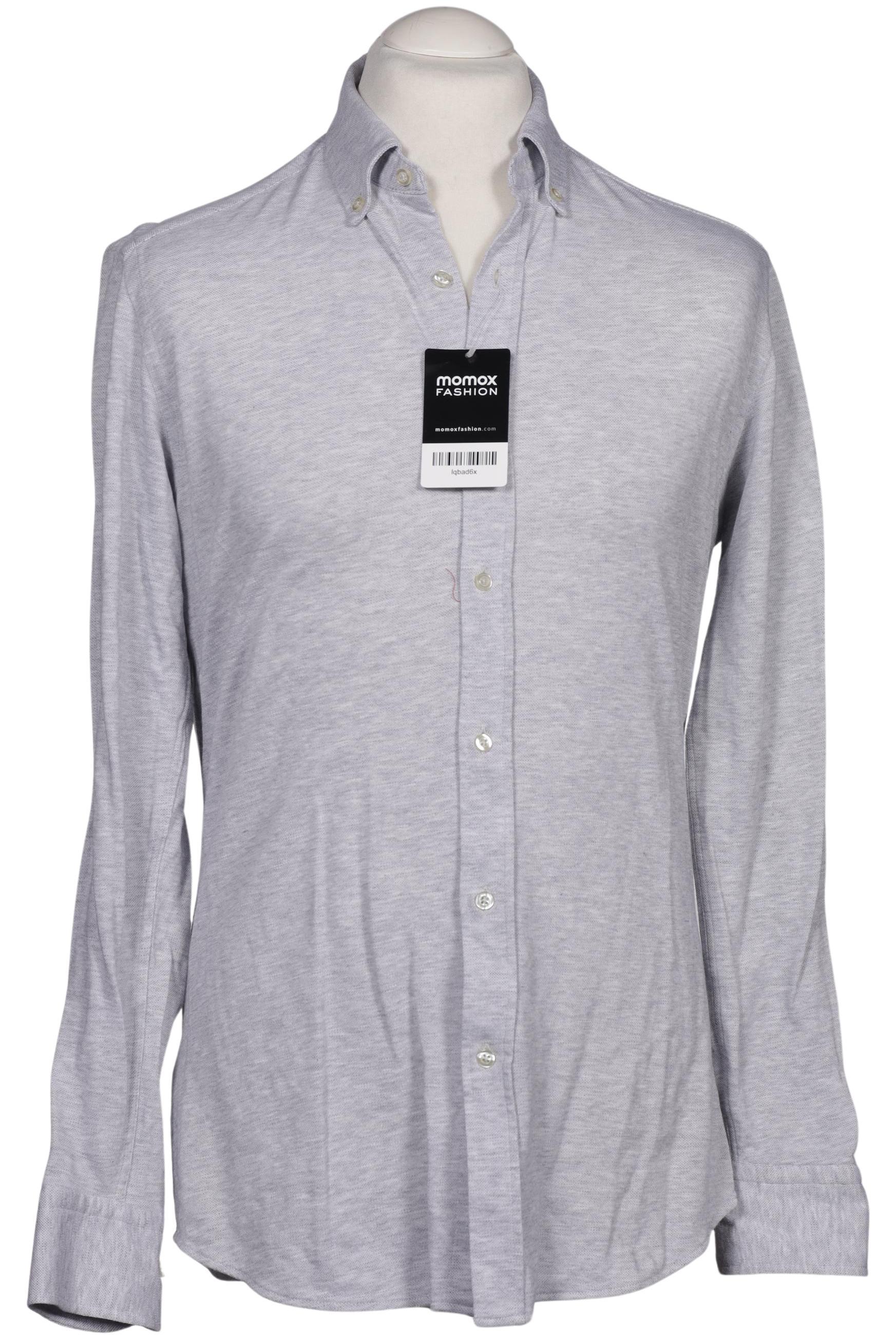 

Massimo Dutti Herren Hemd, grau, Gr. 48