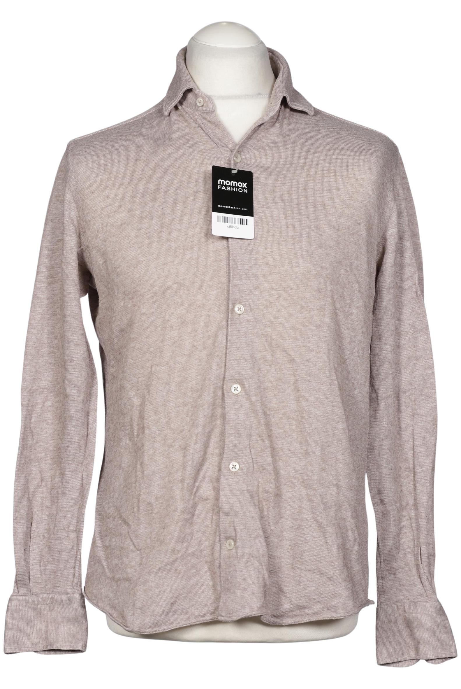 

Massimo Dutti Herren Hemd, beige, Gr. 48