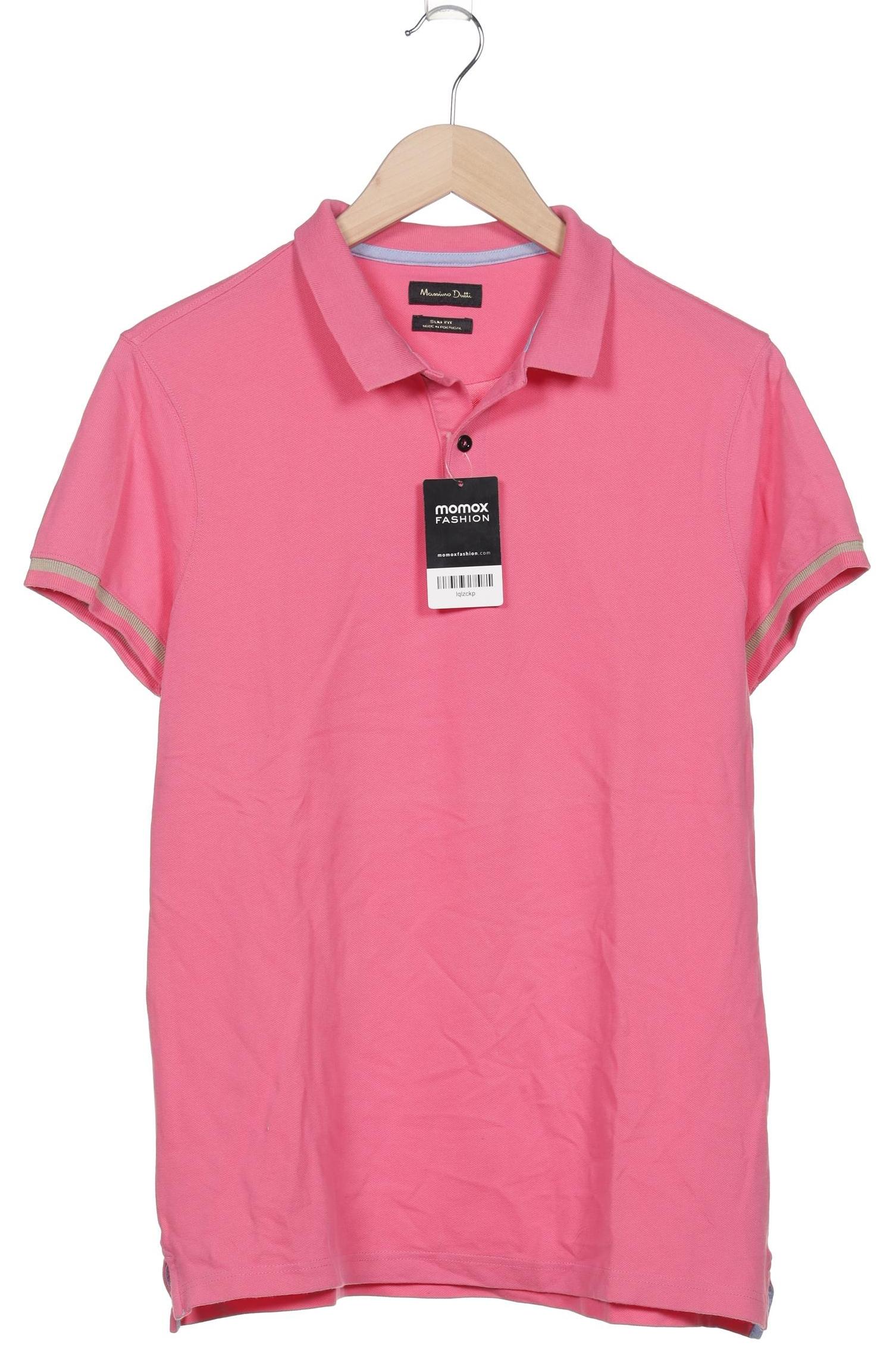 

Massimo Dutti Herren Poloshirt, pink, Gr. 52