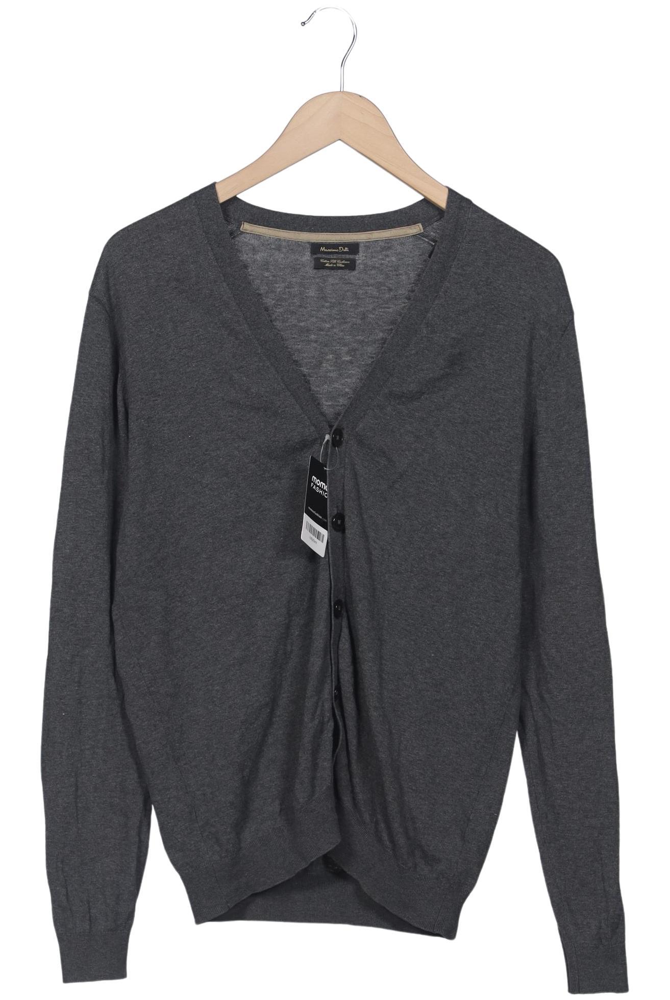 

Massimo Dutti Herren Strickjacke, grau, Gr. 52